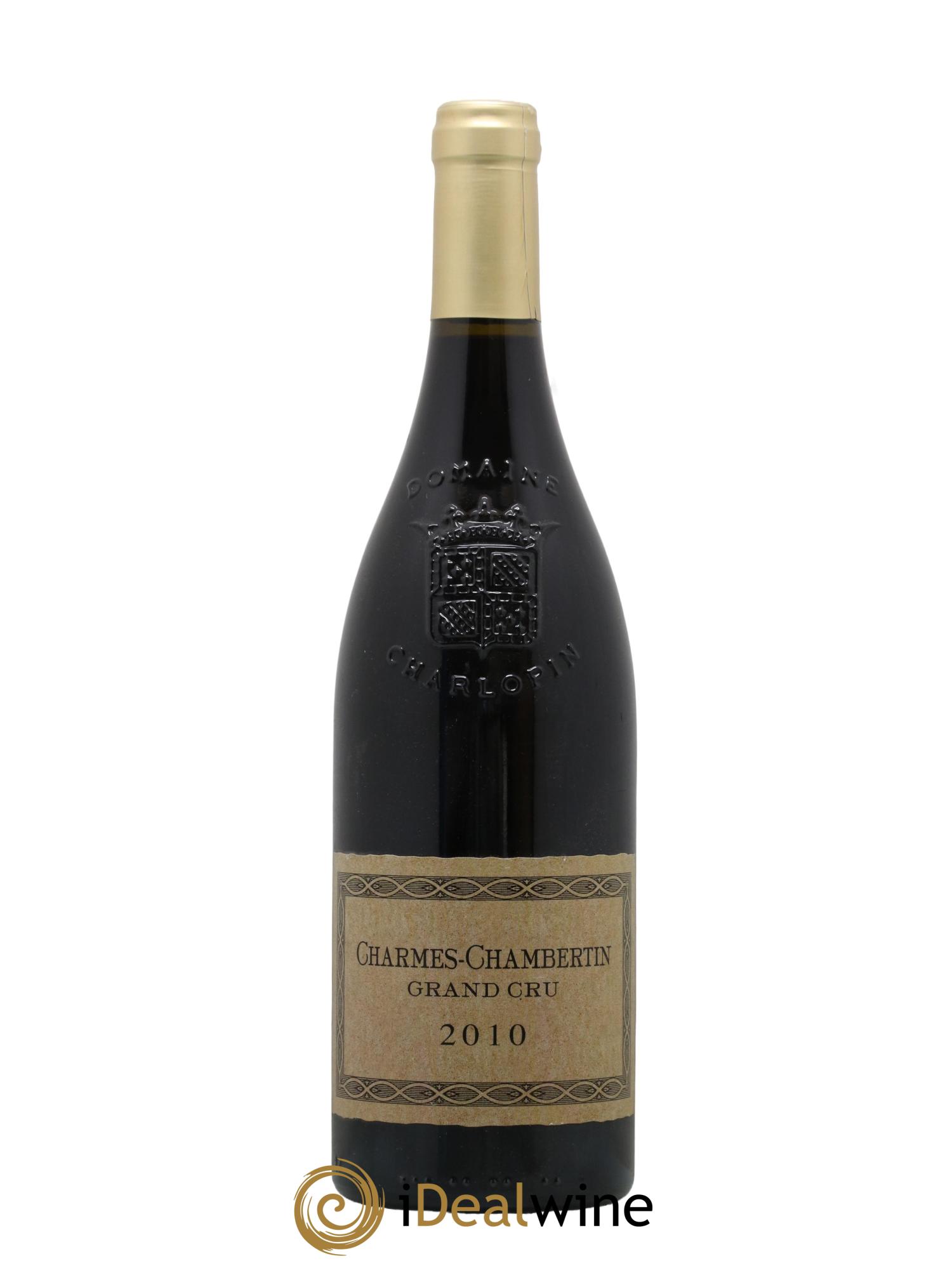 Charmes-Chambertin Grand Cru Charlopin-Parizot 2010 - Lot de 1 bouteille - 0