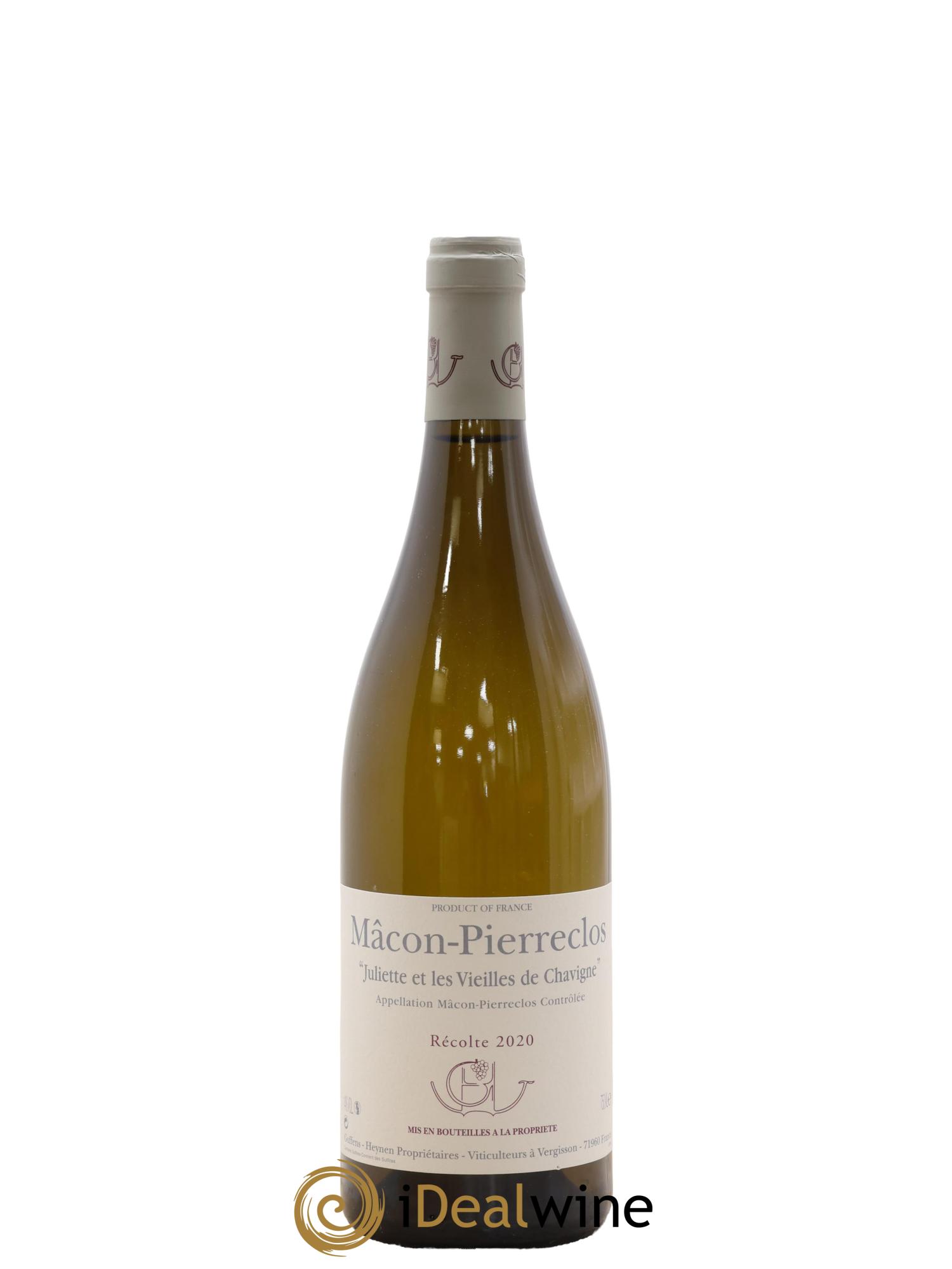 Mâcon-Pierreclos Juliette et Les Vieilles de Chavigne Guffens-Heynen 2020 - Lot de 1 bouteille - 0