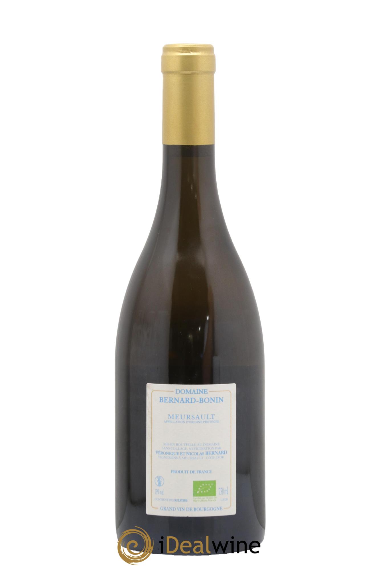 Meursault La Rencontre Bernard Bonin 2020 - Lot de 1 bouteille - 1