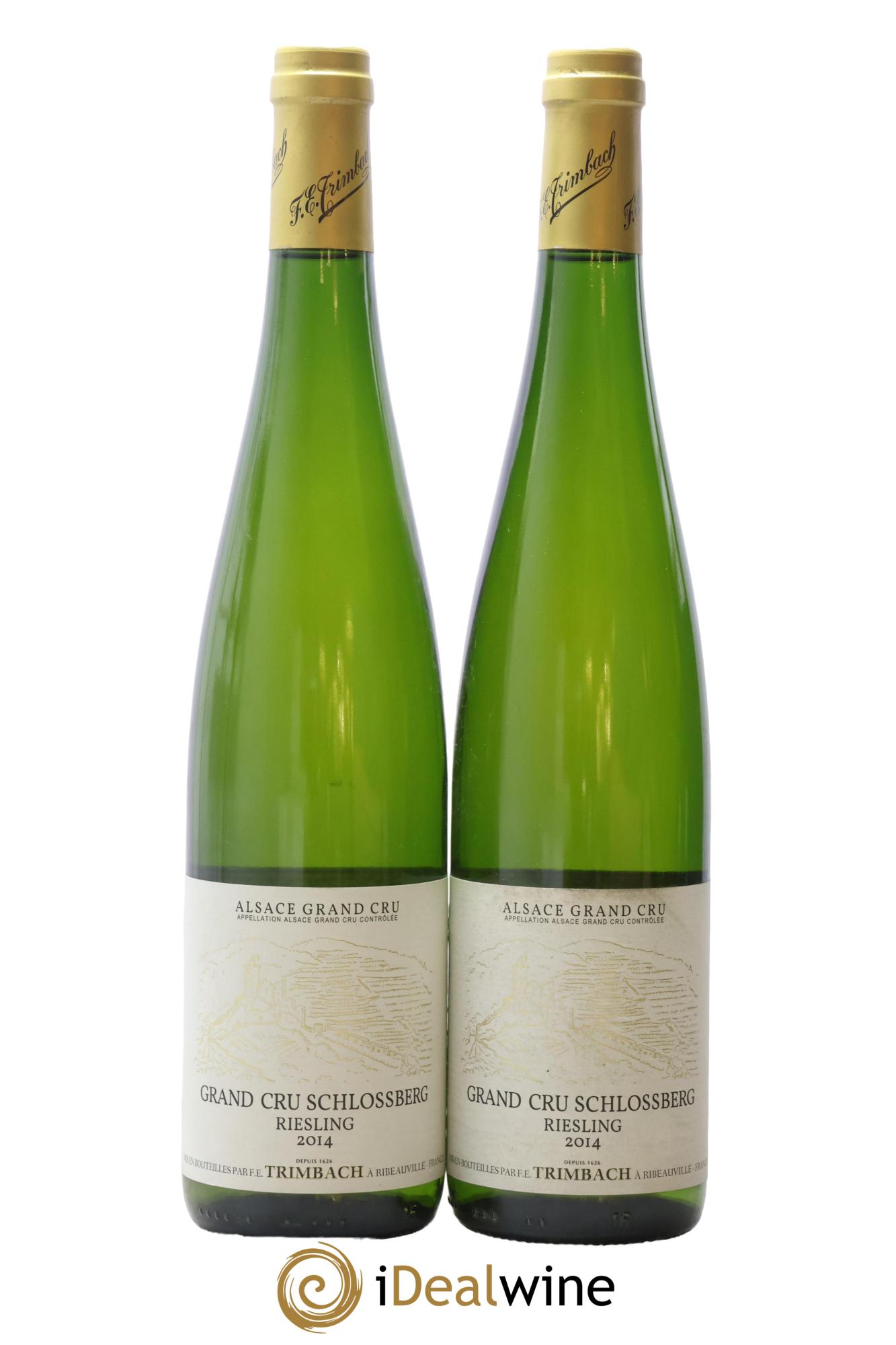Alsace Riesling Grand Cru Schlossberg Trimbach (Domaine) 2014 - Posten von 2 Flaschen - 0