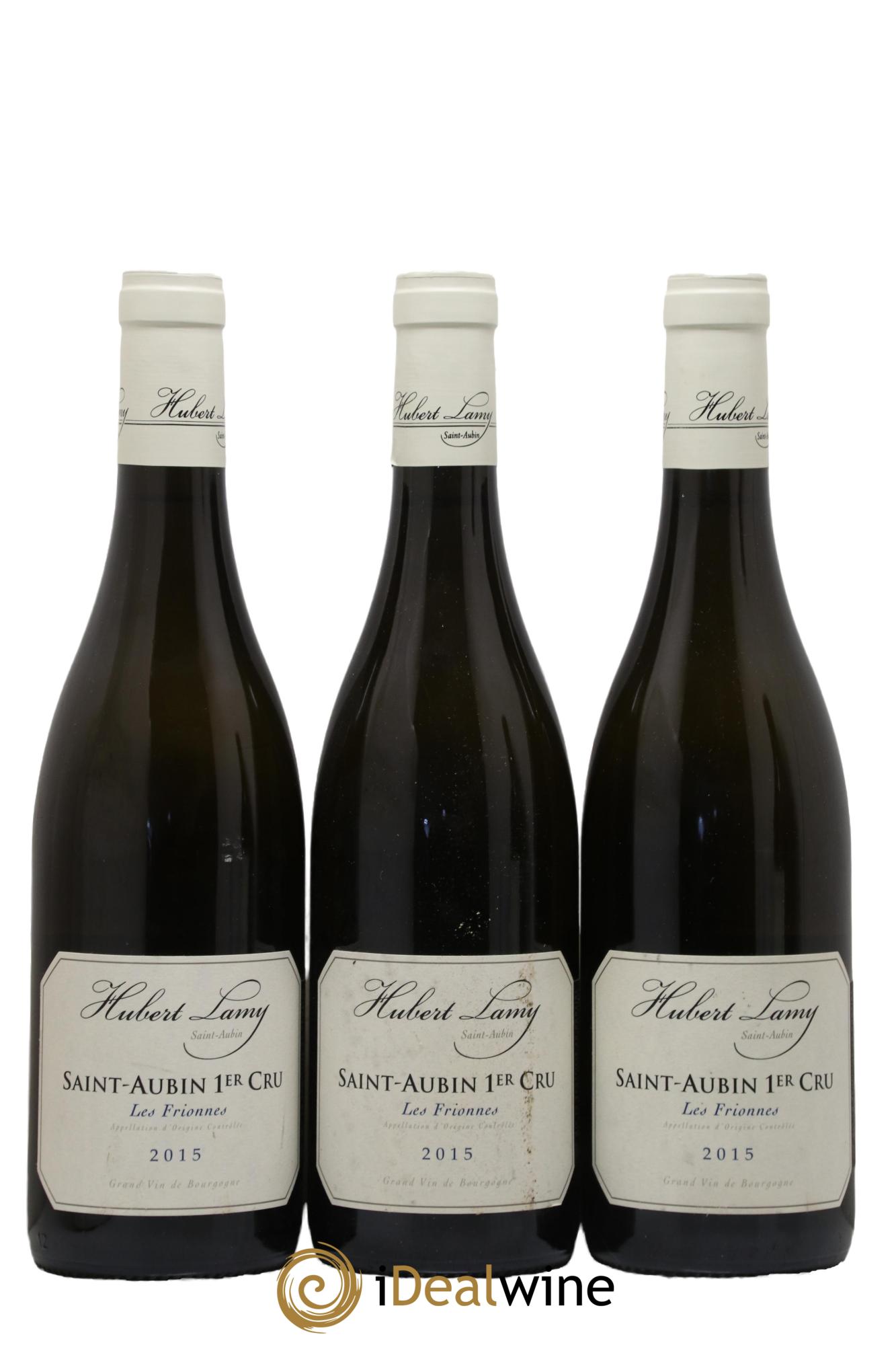 Saint-Aubin 1er Cru Les Frionnes Hubert Lamy 2015 - Lot de 3 bouteilles - 0