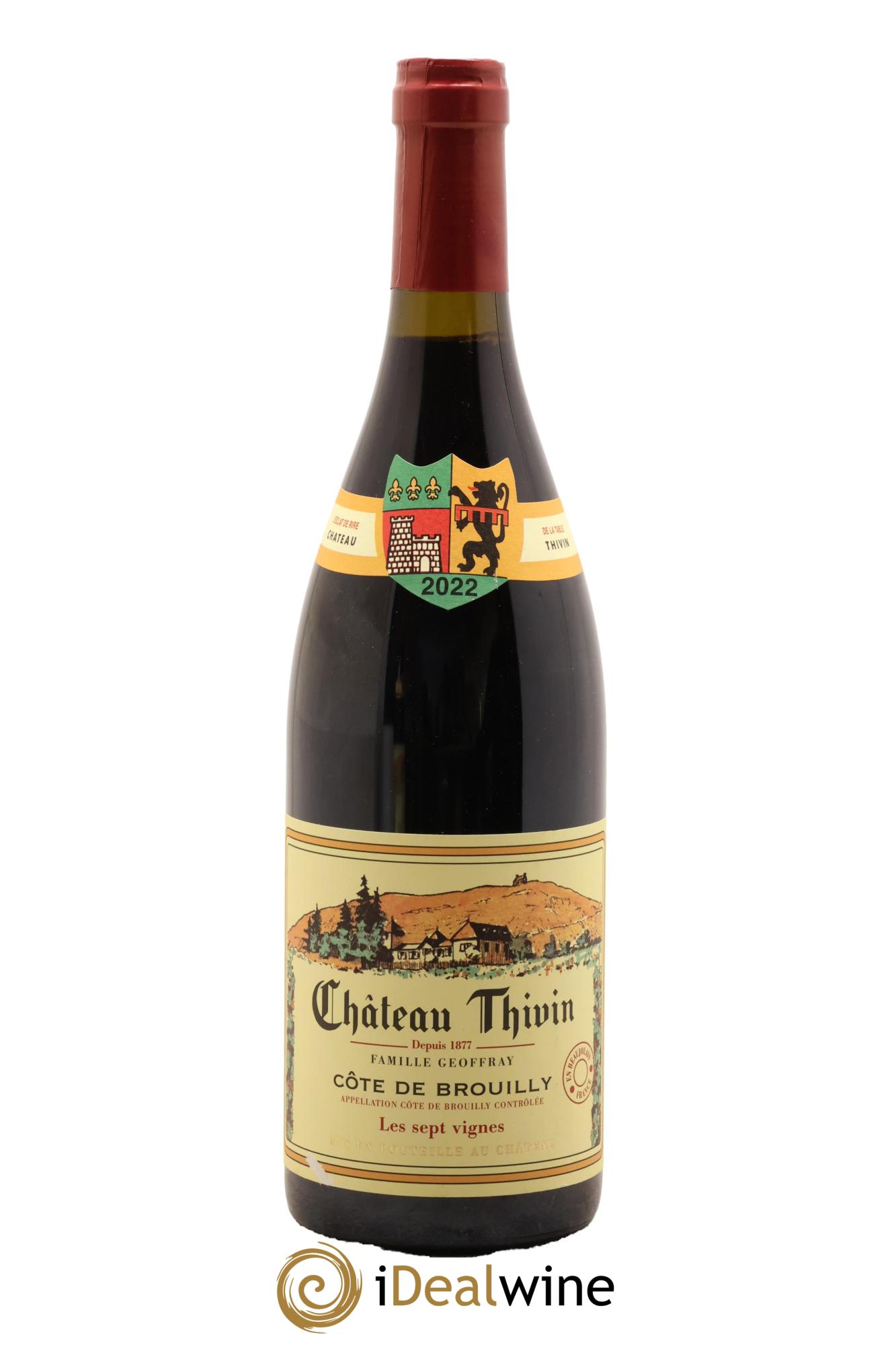 Côte de Brouilly Les 7 Vignes Château Thivin 2022 - Lotto di 1 bottiglia - 0