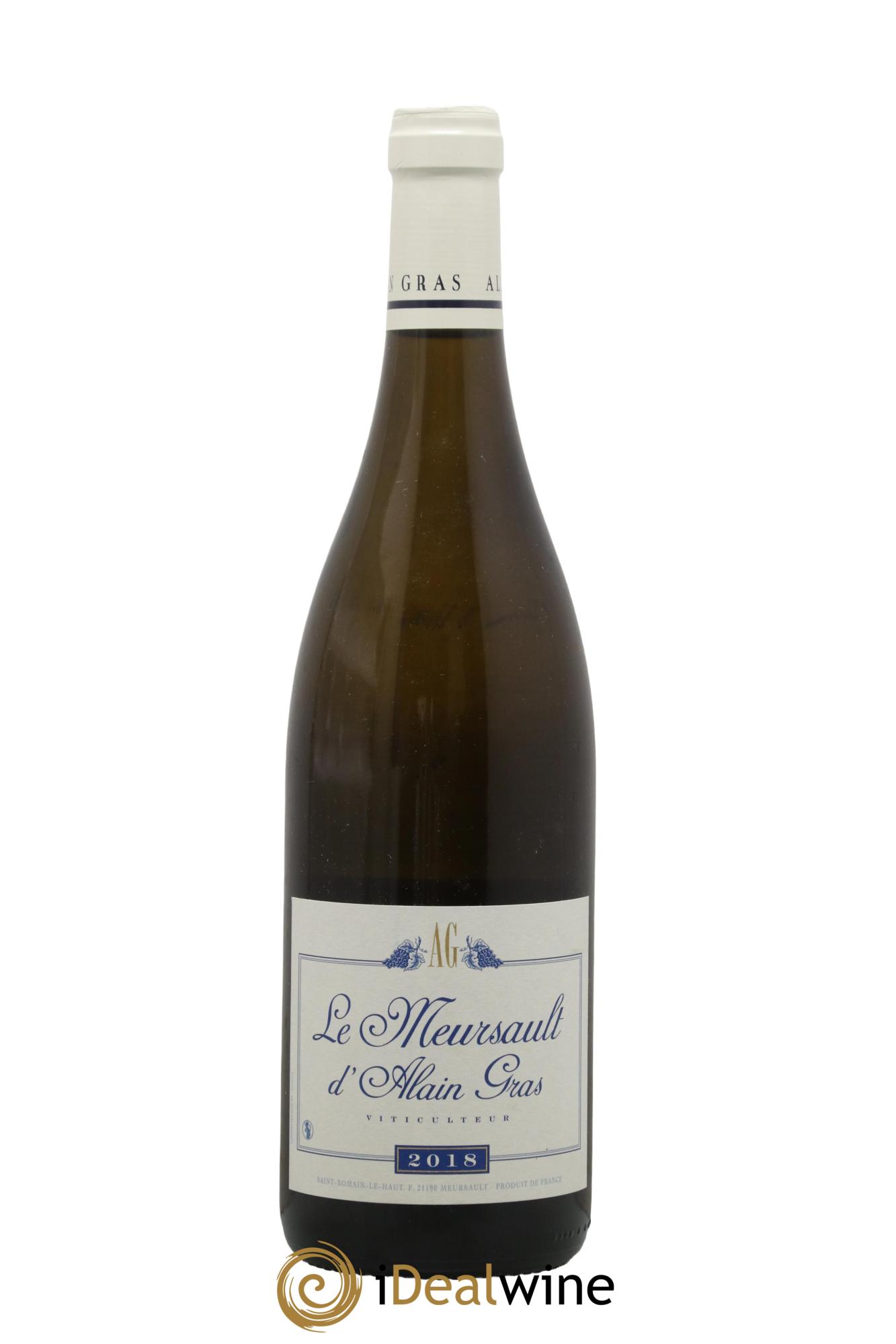 Meursault Les Tillets Alain Gras 2018 - Lot de 1 bouteille - 0