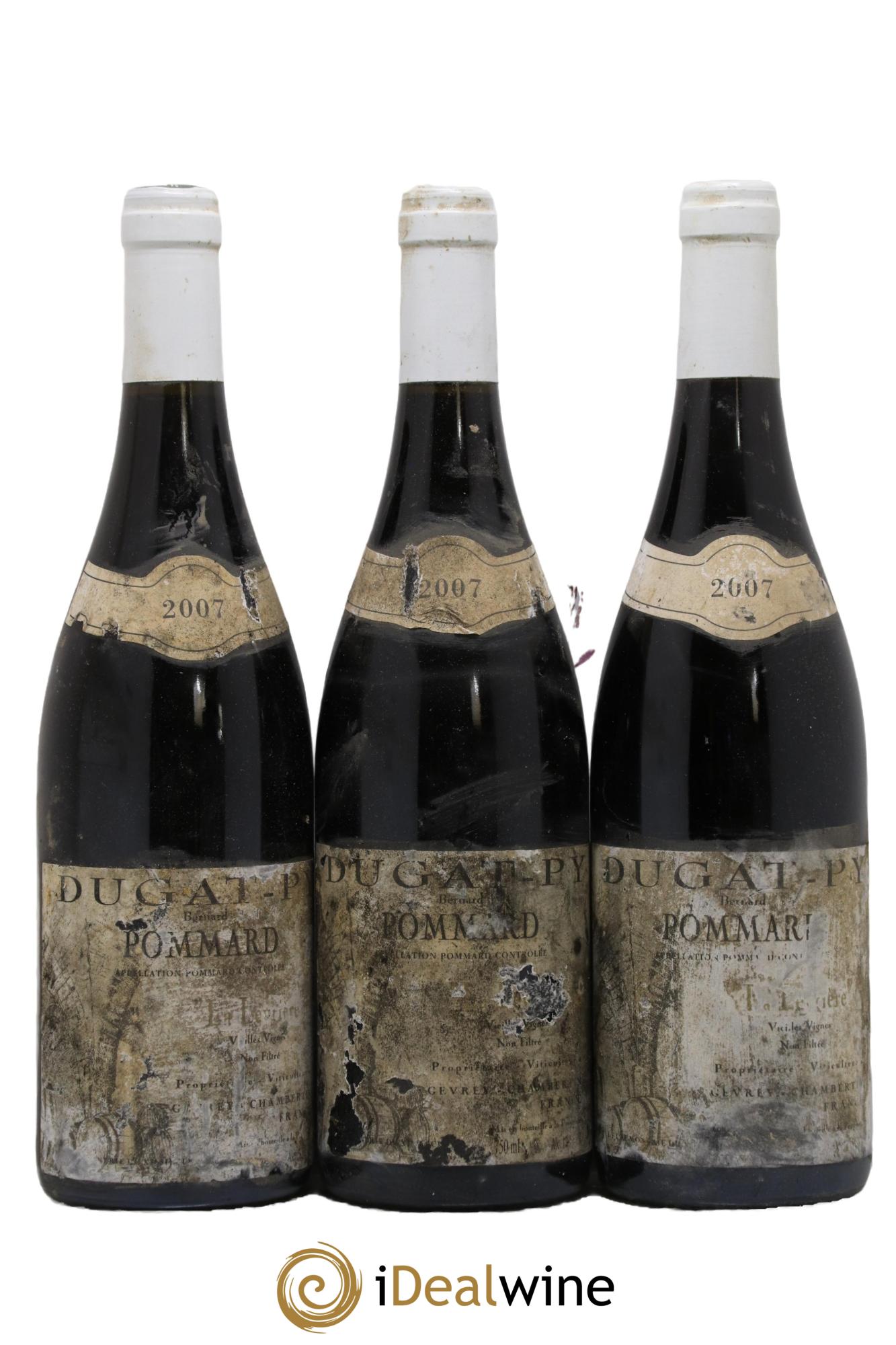 Pommard La Levrière Vieilles Vignes Dugat-Py  2007 - Lotto di 3 bottiglie - 0