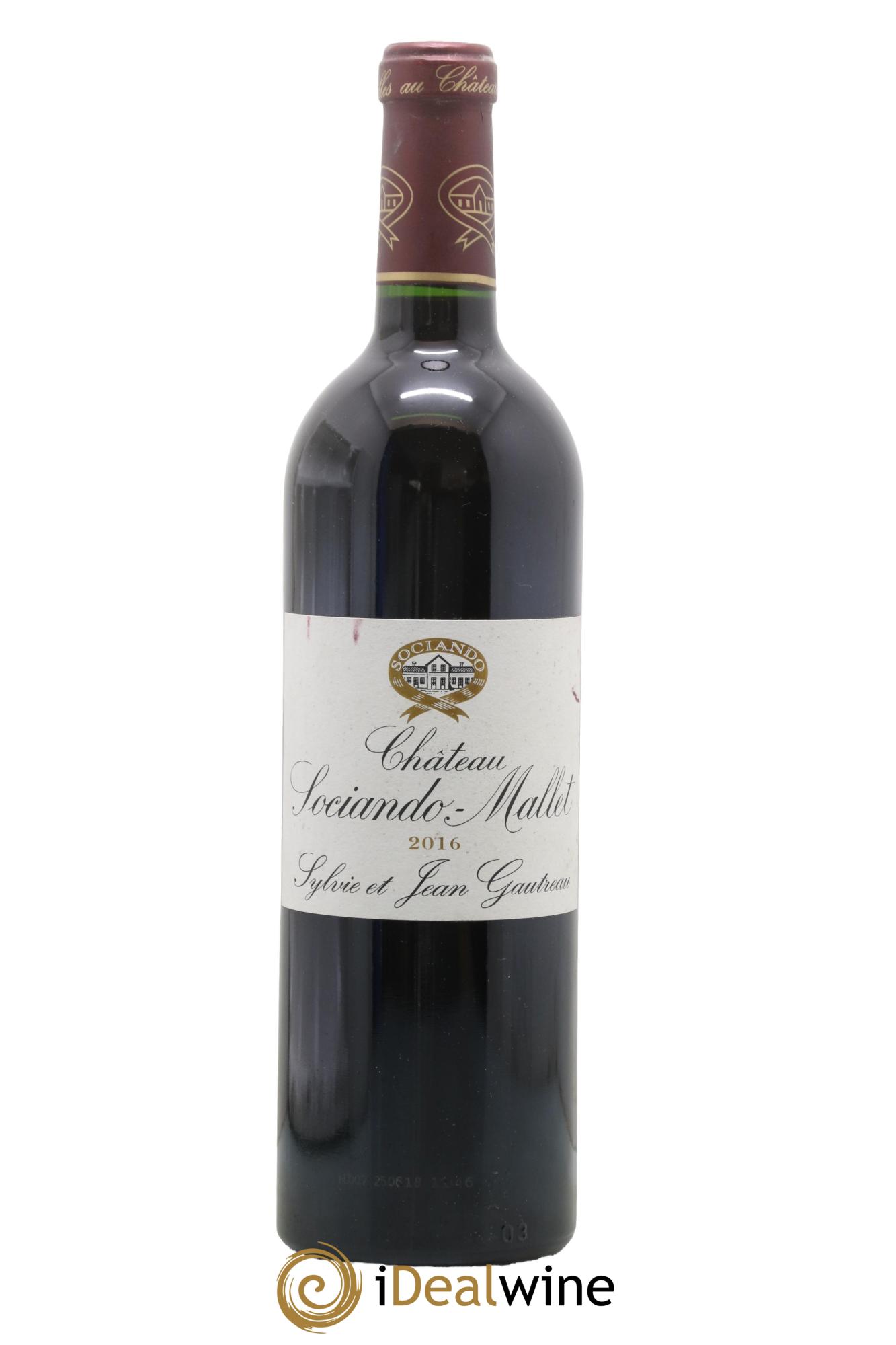 Château Sociando Mallet 2016 - Lotto di 1 bottiglia - 0