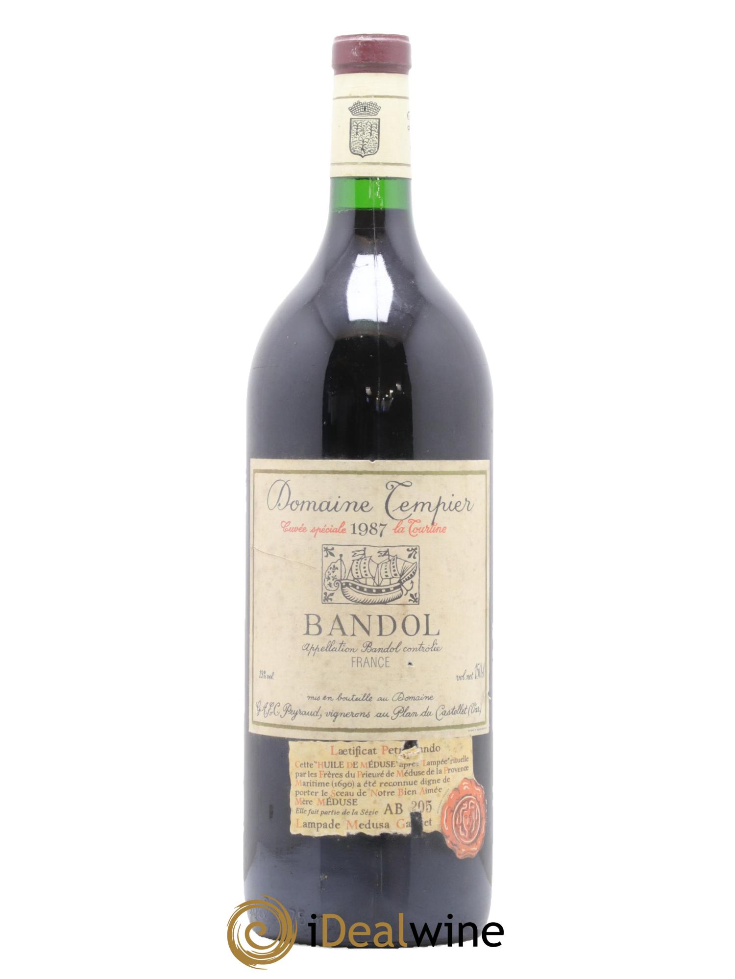 Bandol Domaine Tempier La Tourtine Famille Peyraud 1987 - Lot de 1 magnum - 0