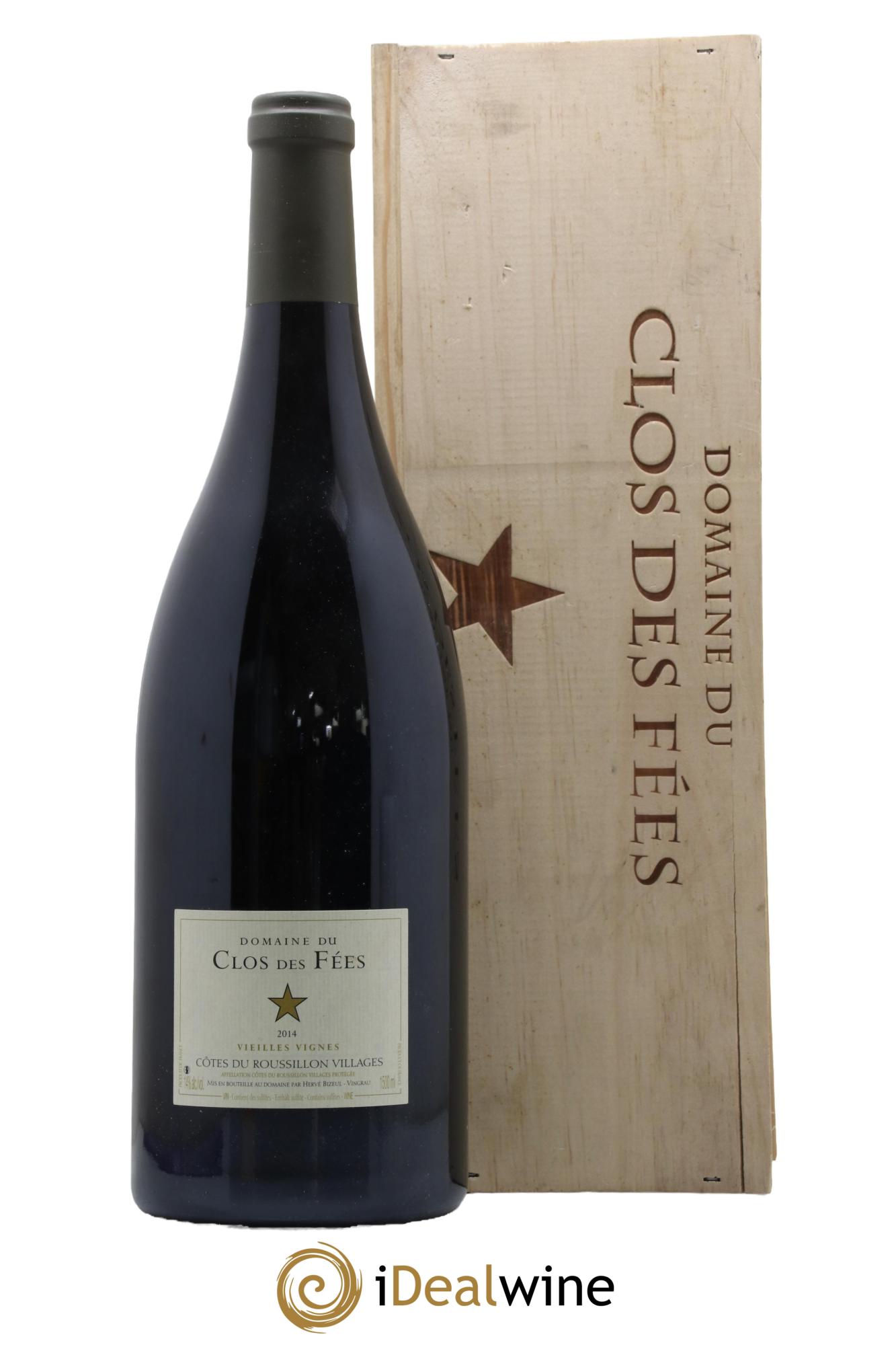 Côtes du Roussillon Villages Clos des Fées Vieilles vignes Hervé Bizeul 2014 - Lot de 1 magnum - 0