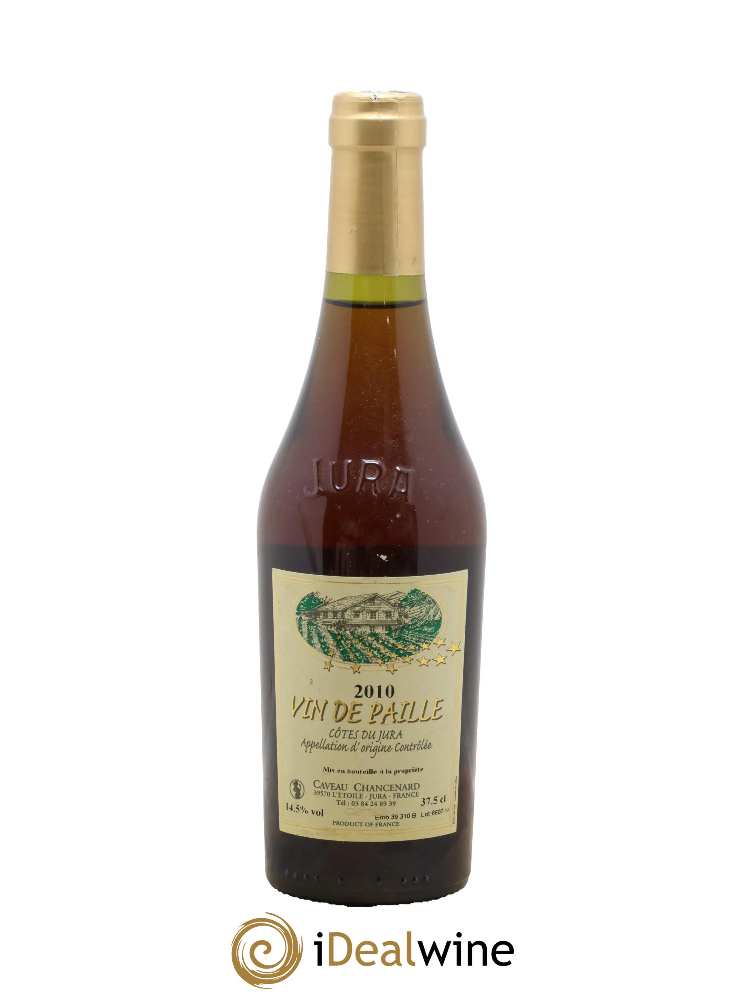 Côtes du Jura Vin de Paille Caveau Chancenard 2010 - Posten von 1 Demi-Flasche - 0