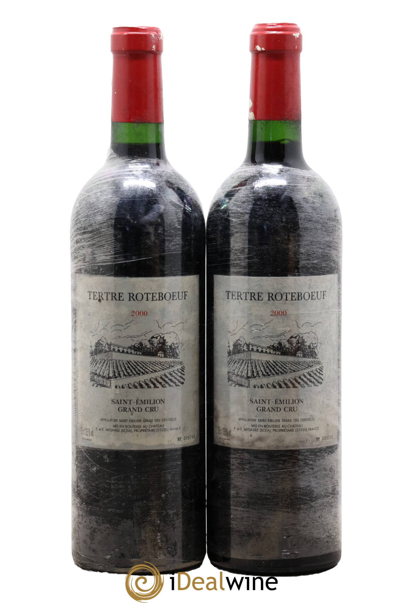 Château Tertre Roteboeuf 2000 - Posten von 2 Flaschen - 0