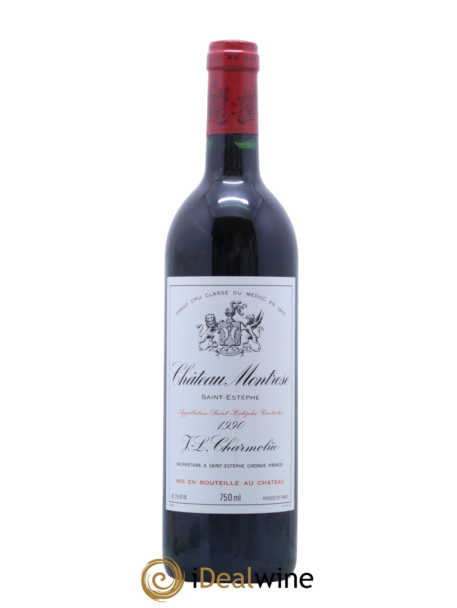 Château Montrose 2ème Grand Cru Classé 1990 - Lot de 1 bouteille - 0