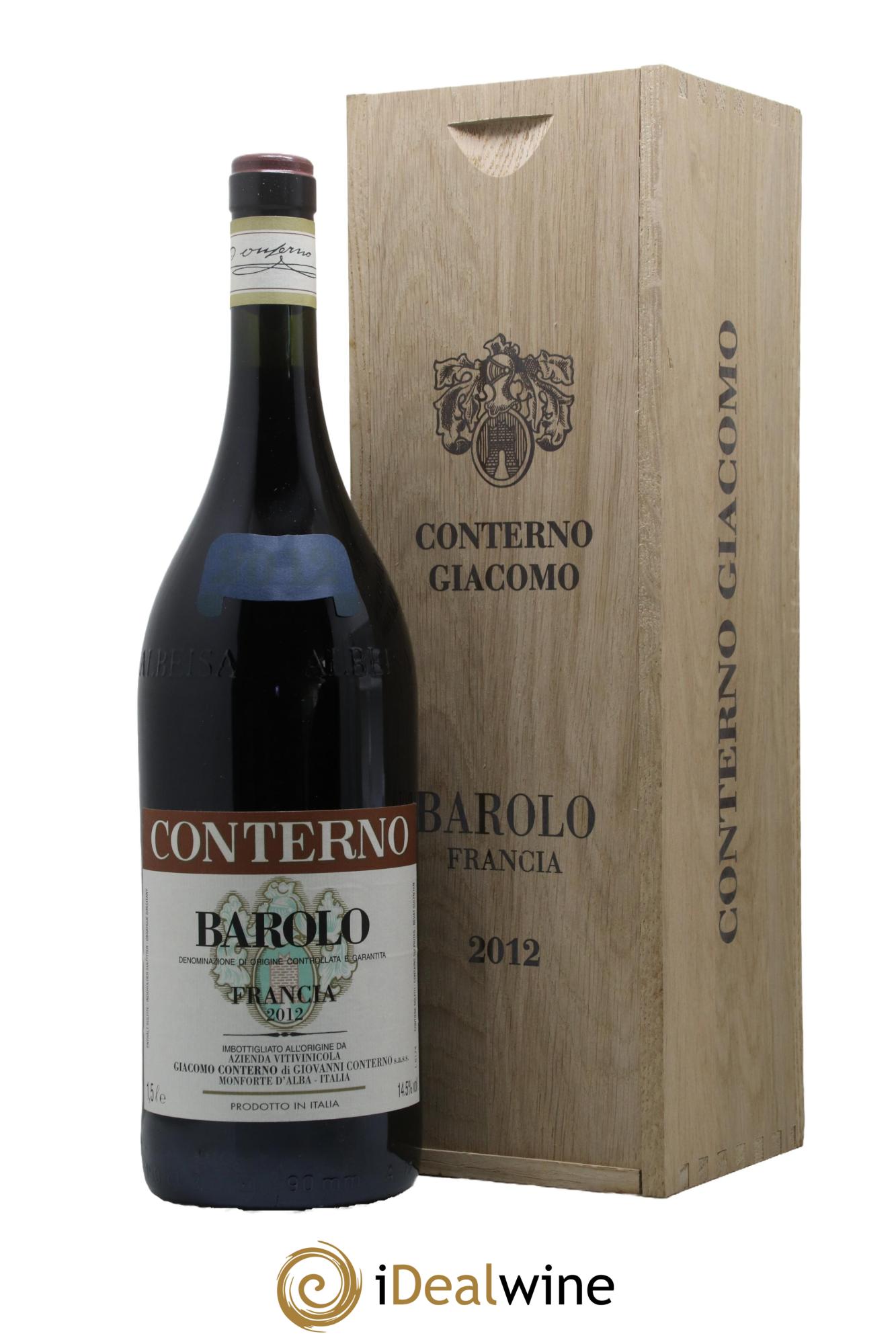 Barolo DOCG Vigna Francia Giacomo Conterno 2012 - Posten von 1 Magnum - 0