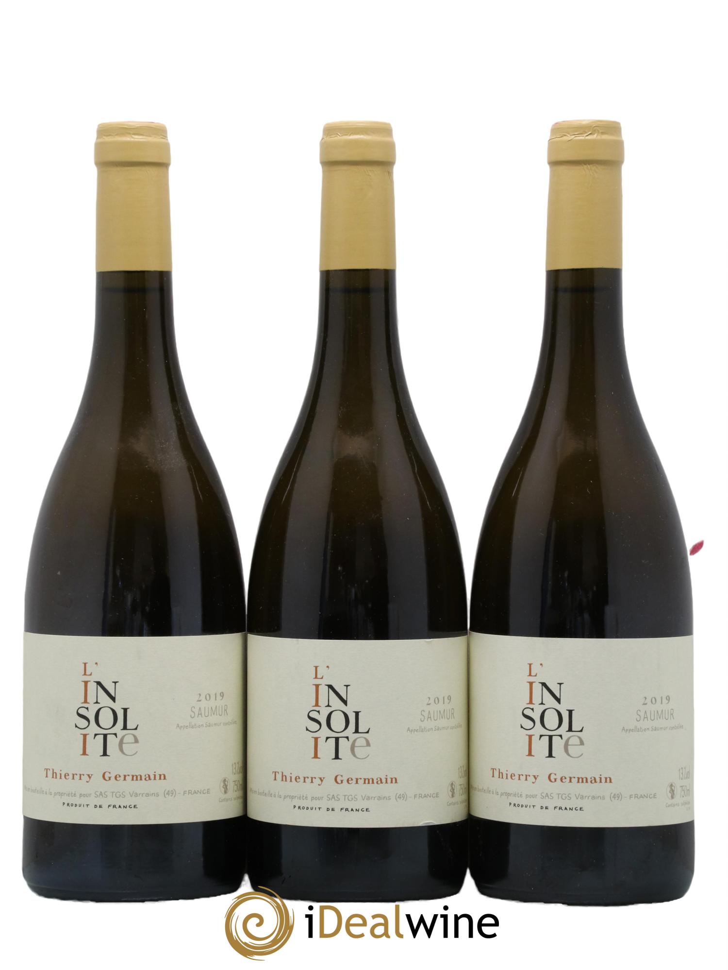 Saumur Insolite Domaine des Roches Neuves - Thierry Germain 2019 - Lot de 3 bouteilles - 0