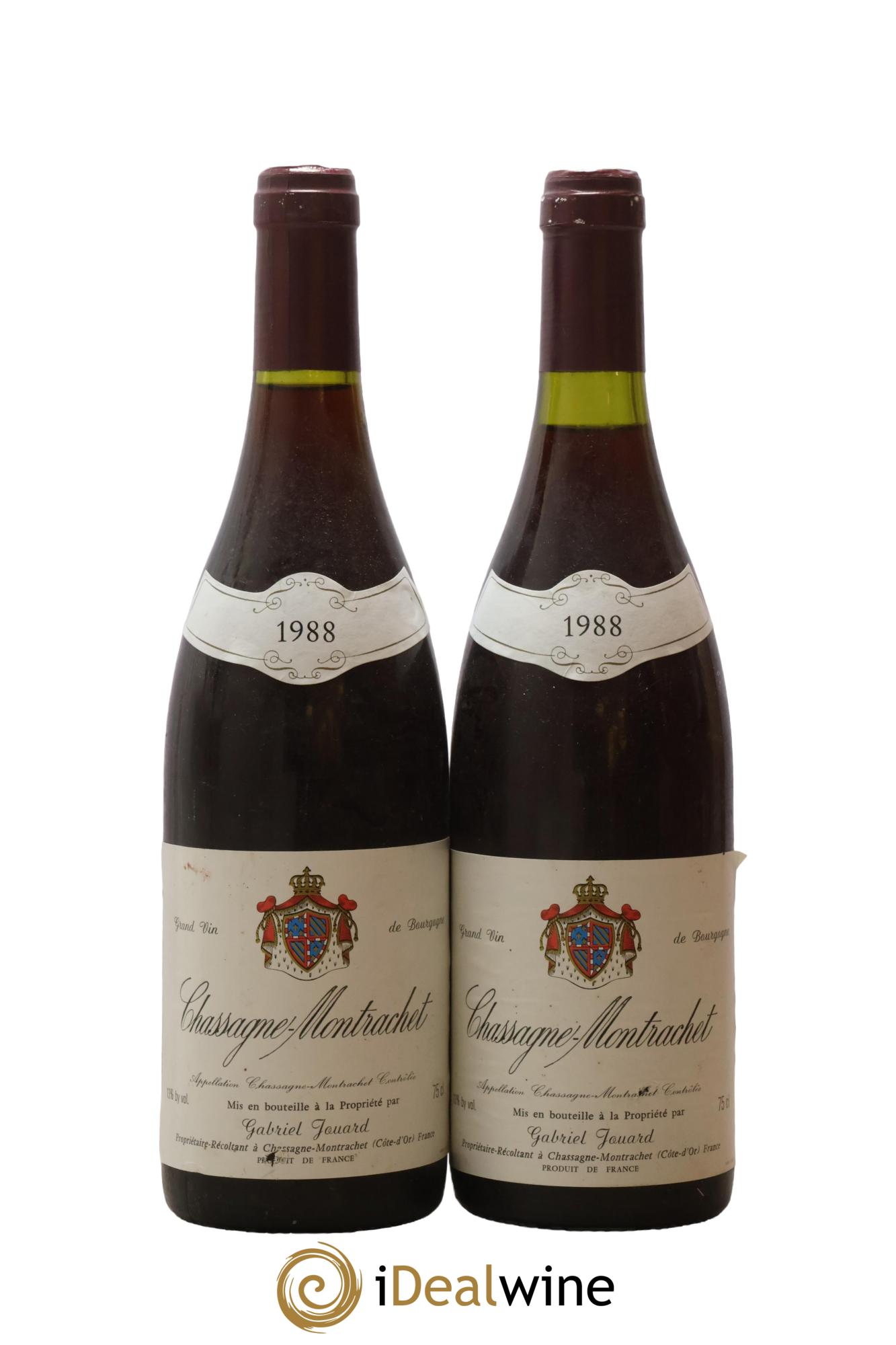 Chassagne-Montrachet Gabriel Jouard 1988 - Posten von 2 Flaschen - 0