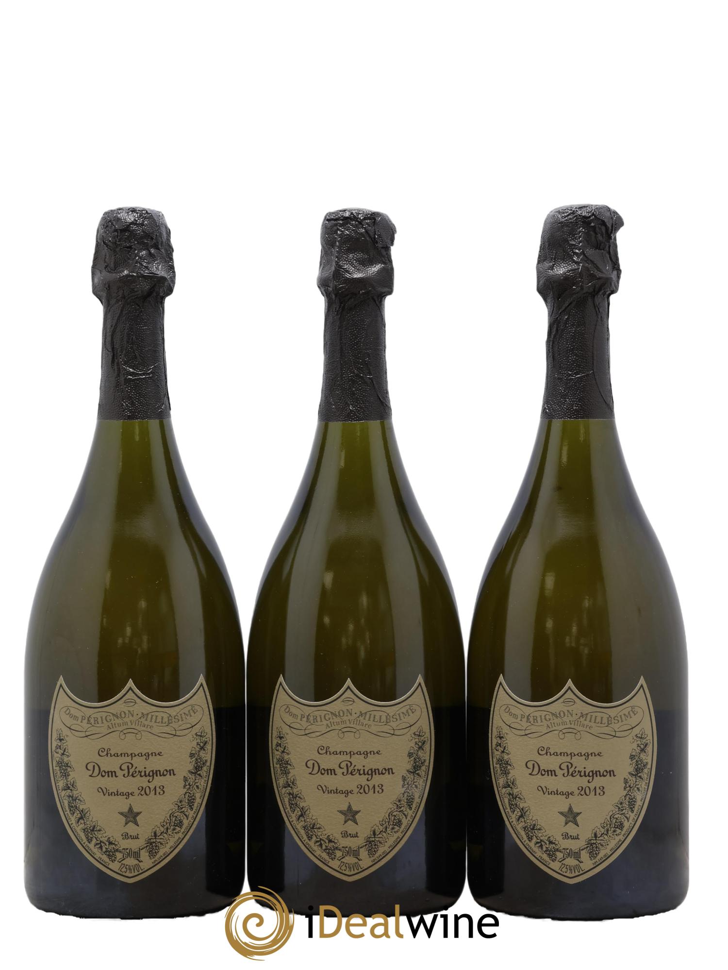 Brut Dom Pérignon 2013 - Lot of 3 bottles - 0