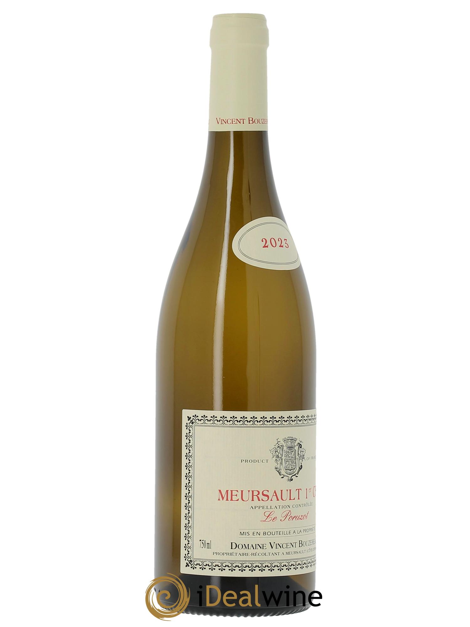 Meursault 1er Cru Le Poruzot Vincent Bouzereau (Domaine)  2023 - Posten von 1 Flasche - 2