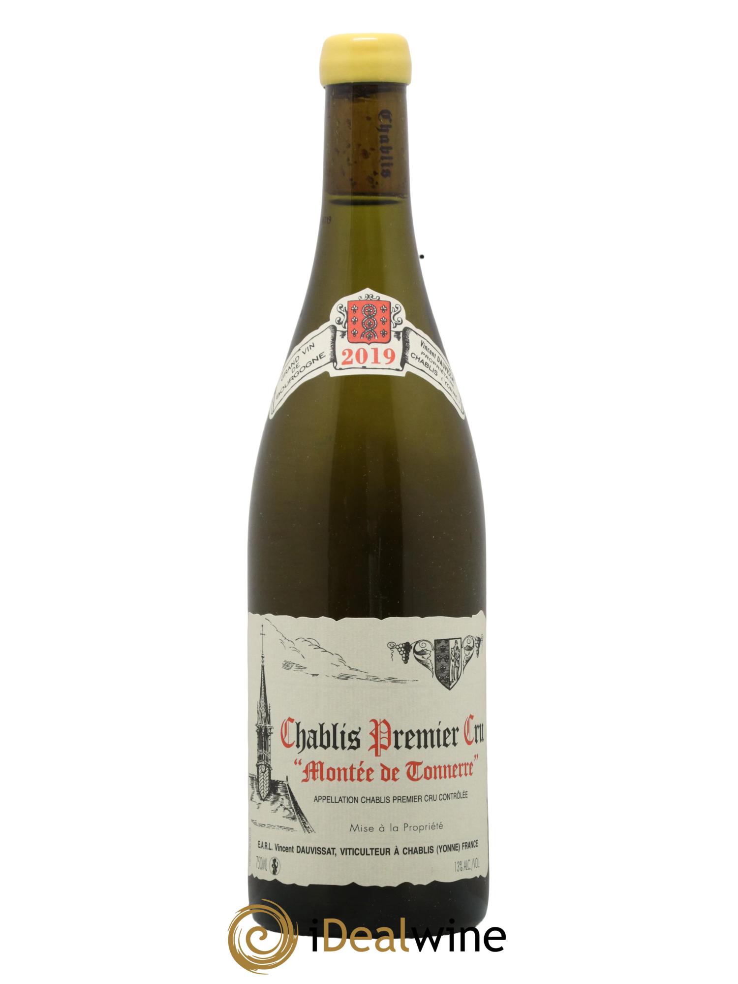 Chablis 1er Cru Montée de Tonnerre Vincent Dauvissat (Domaine) 2019 - Lot de 1 bouteille - 0