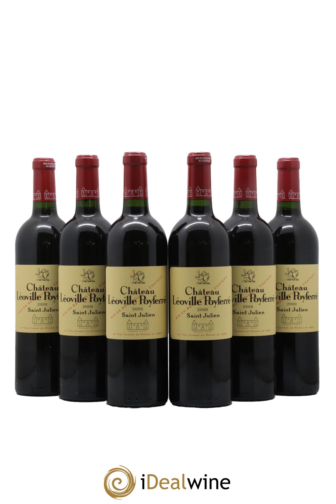 Château Léoville Poyferré 2ème Grand Cru Classé 2009 - Lot de 6 bouteilles - 0