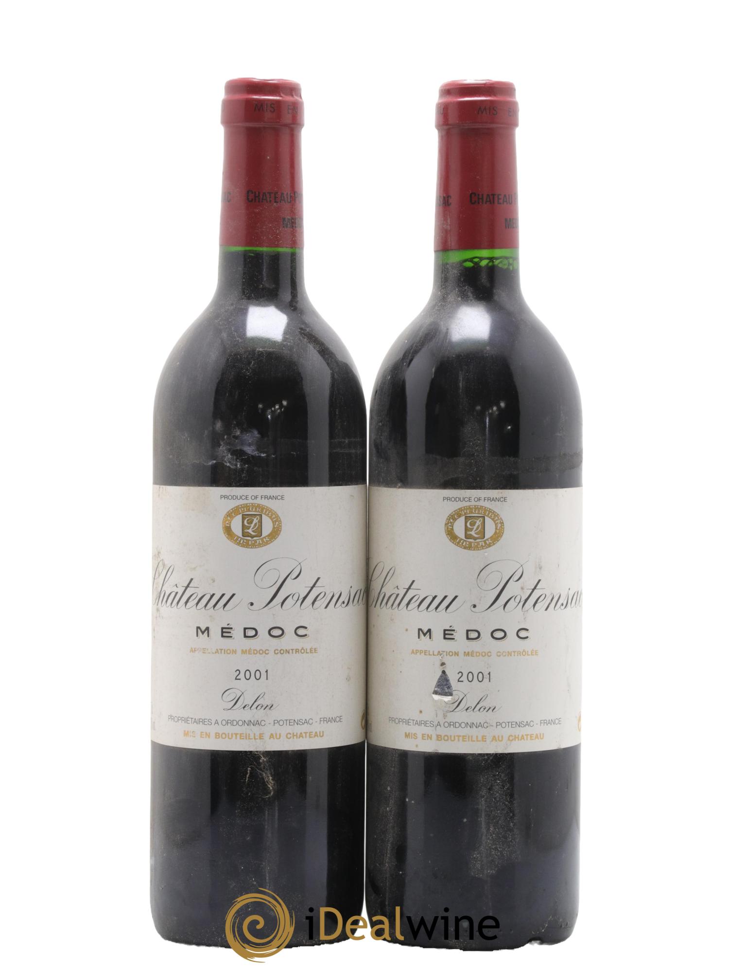 Château Potensac 2001 - Posten von 2 Flaschen - 0