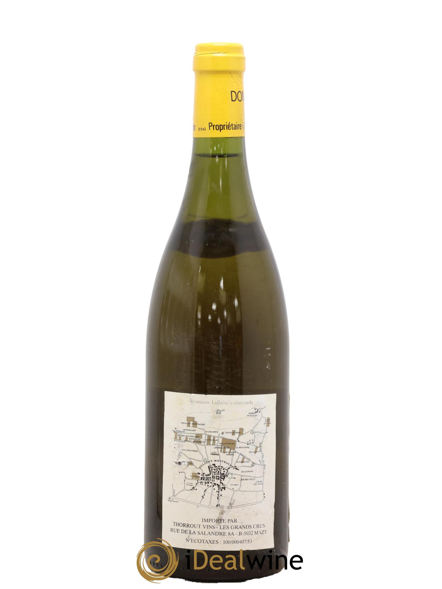 Puligny-Montrachet 1er Cru Clavoillon Leflaive (Domaine) 1996 - Lot of 1 bottle - 1