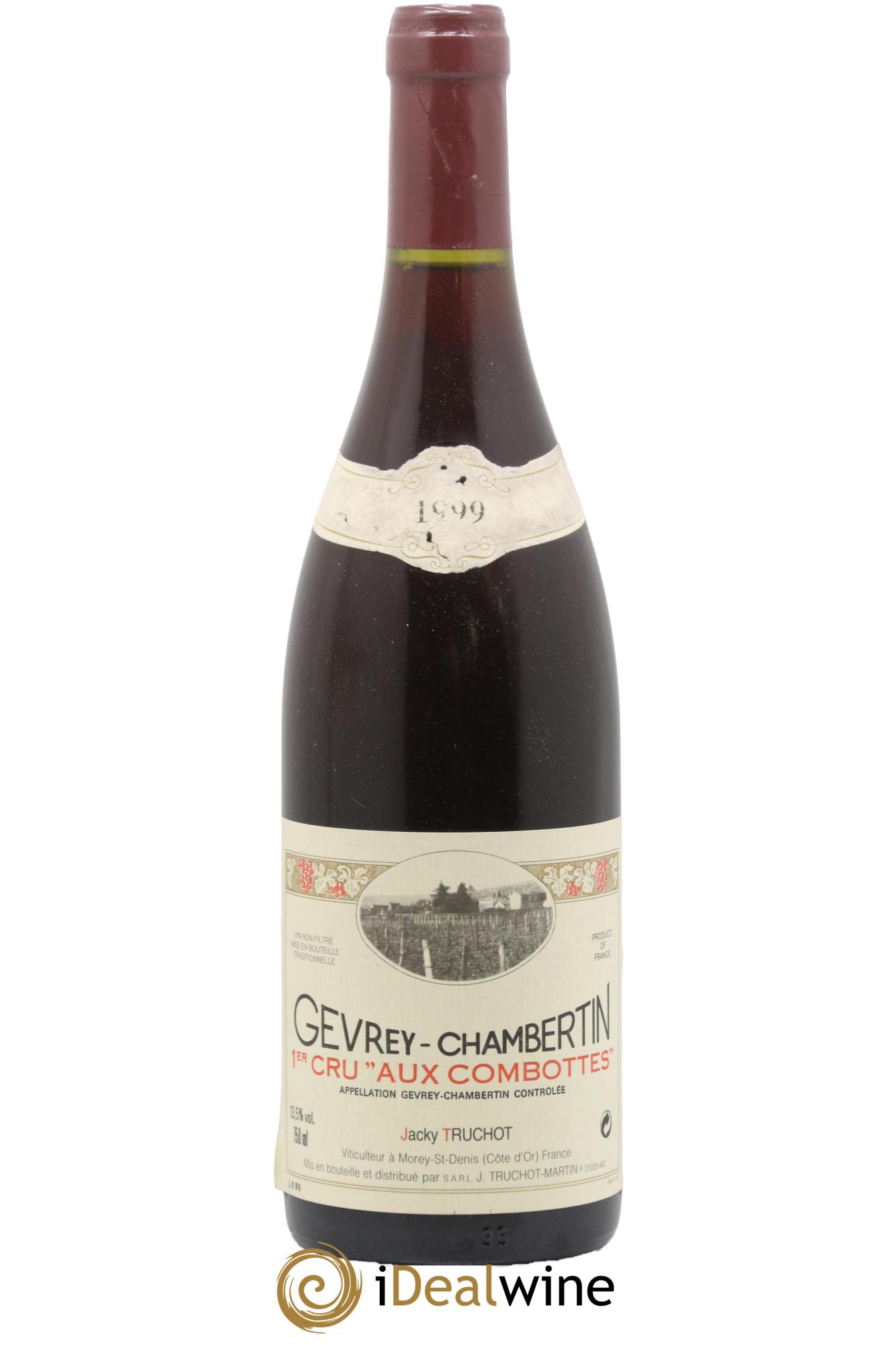 Gevrey-Chambertin 1er Cru Aux Combottes Jacky Truchot 1999 - Lot de 1 bouteille - 0