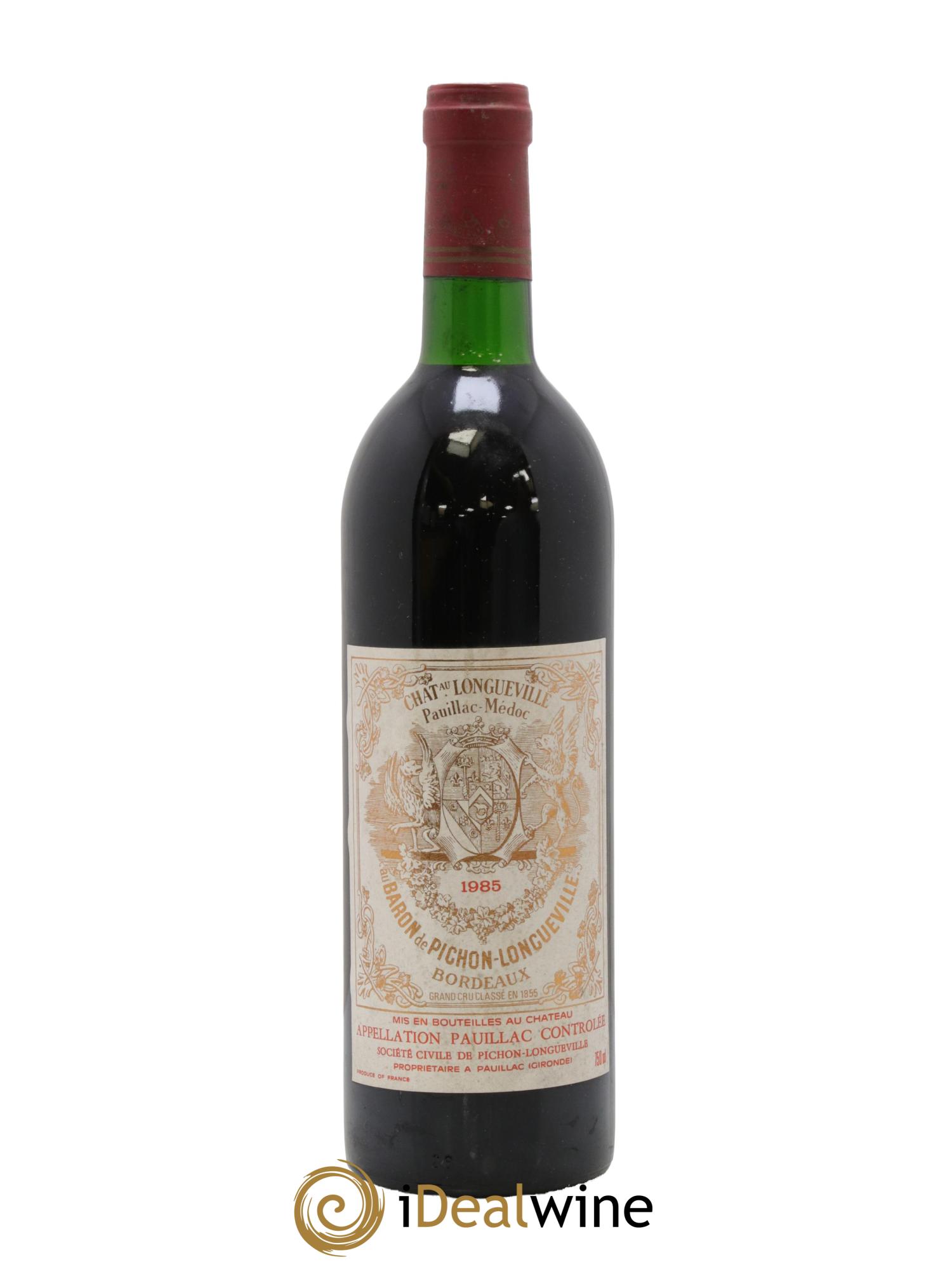 Pichon Longueville Baron 2ème Grand Cru Classé 1985 - Lot de 1 bouteille - 0