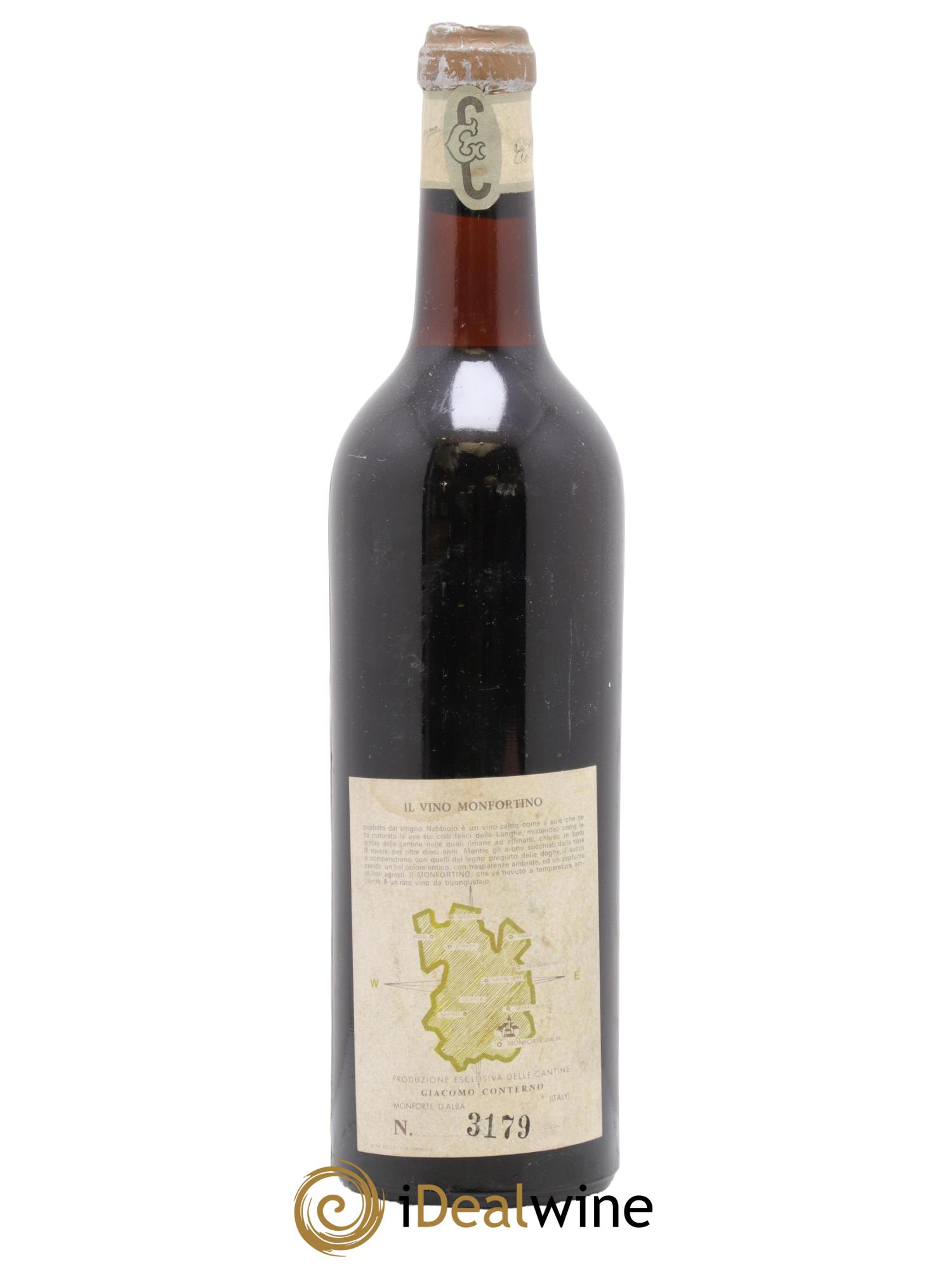 Barolo DOCG Riserva Monfortino Giacomo Conterno 1952 - Lotto di 1 bottiglia - 1