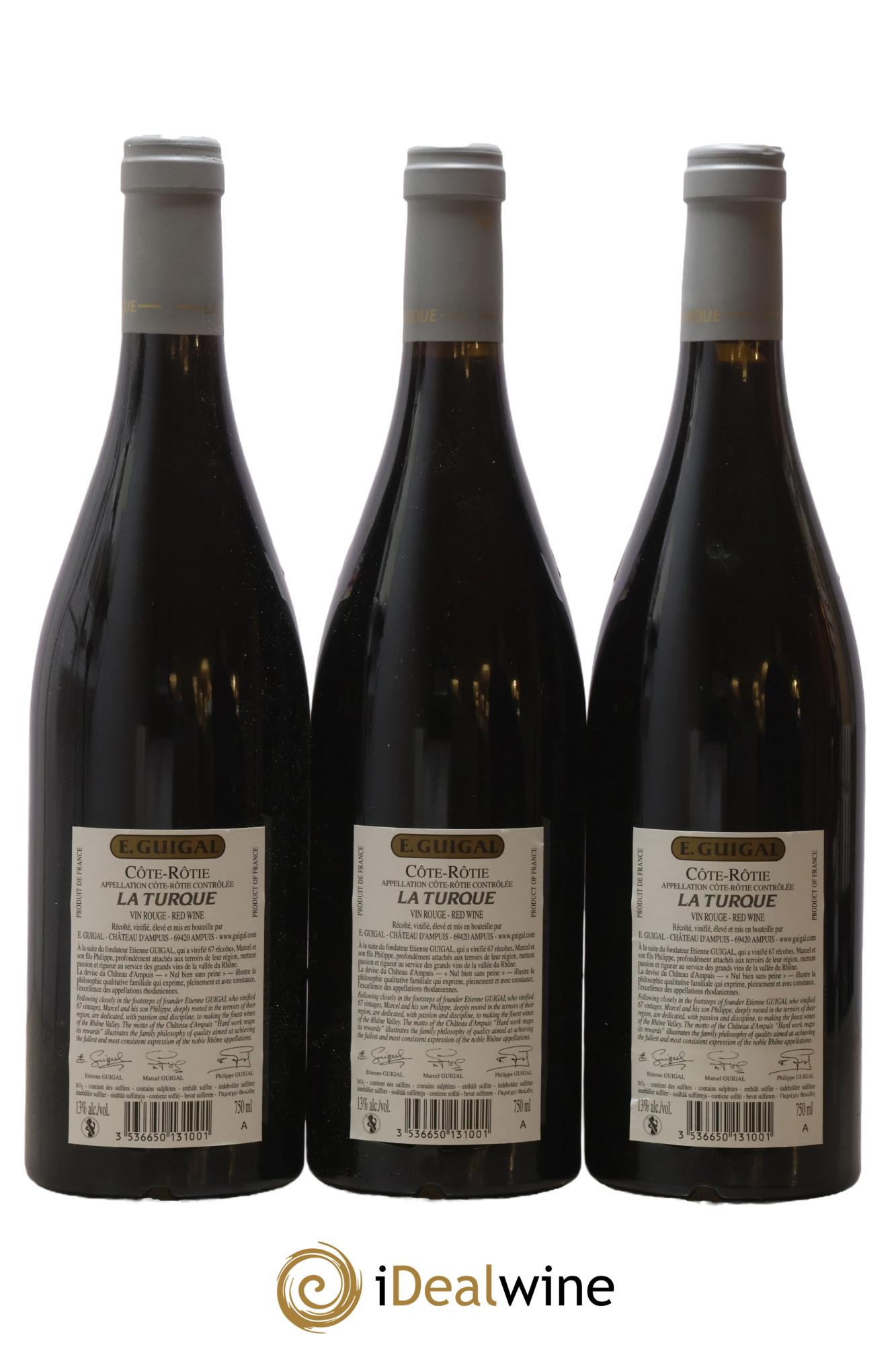 Côte-Rôtie La Turque Guigal 2009 - Lot de 6 bouteilles - 2