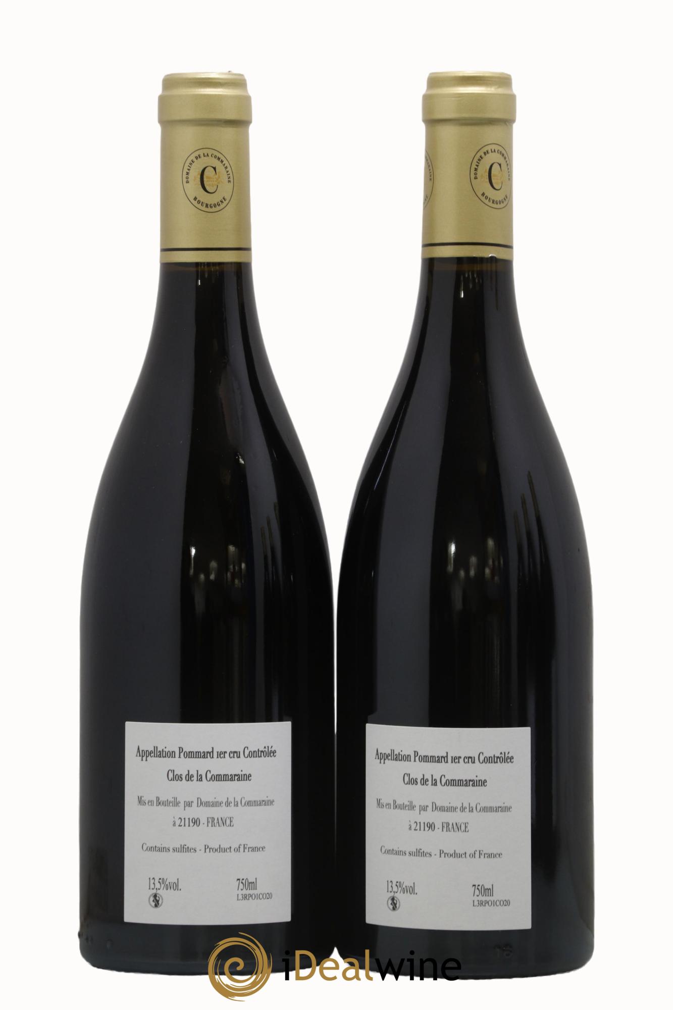 Pommard 1er Cru Clos de la Commaraine Domaine de la Commaraine 2020 - Lot of 2 bottles - 1