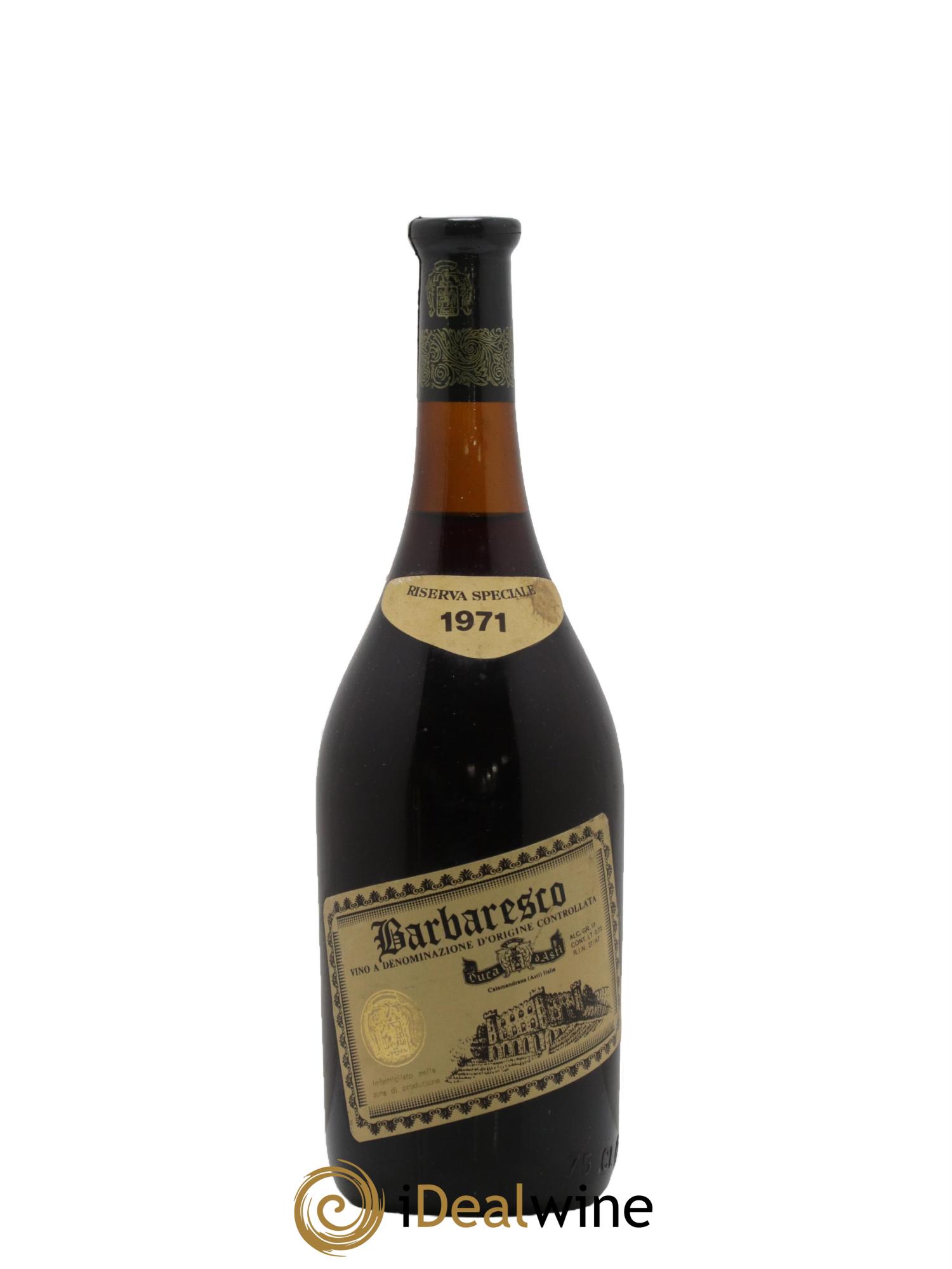 Barbaresco DOCG Riserva Speciale Duca D'Asti 1971 - Posten von 1 Flasche - 0