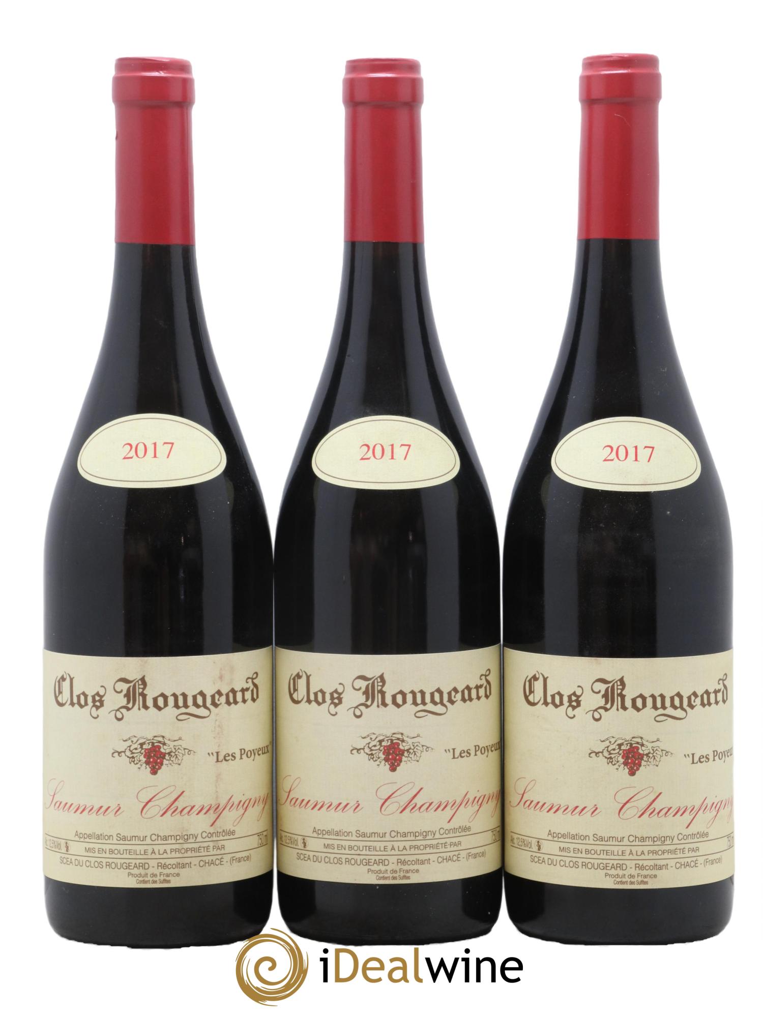 Saumur-Champigny Les Poyeux Clos Rougeard 2017 - Lot de 3 bouteilles - 0