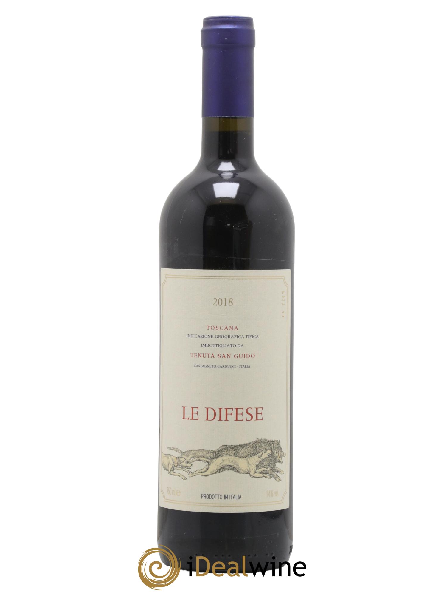 Toscana IGT Le Difese Tenuta San Guido 2018 - Lot de 1 bouteille - 0