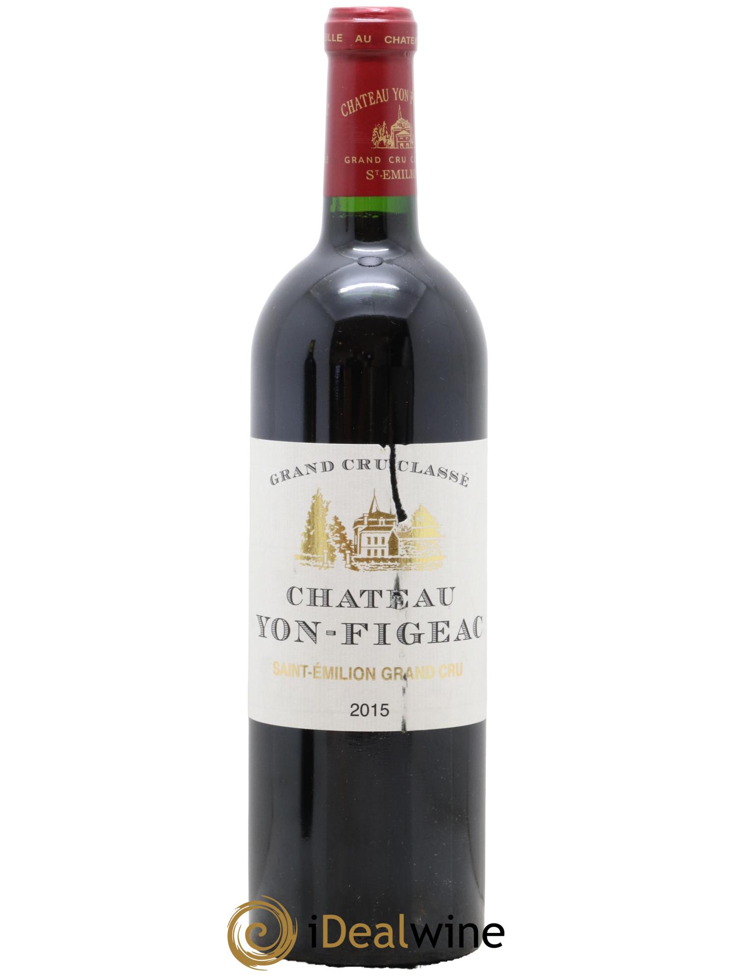 Château Yon Figeac Grand Cru Classé 2015 - Lot de 1 bouteille - 0