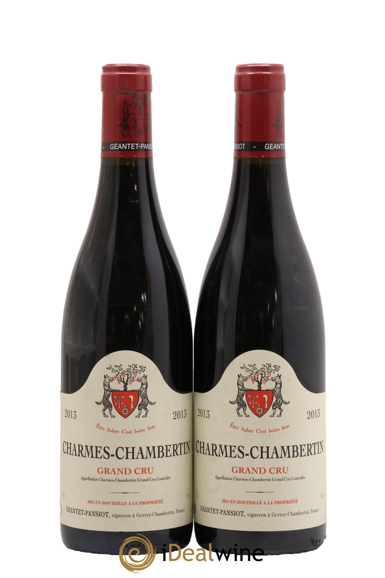 Charmes-Chambertin Grand Cru Geantet-Pansiot 2013 - Lot de 2 bouteilles - 0