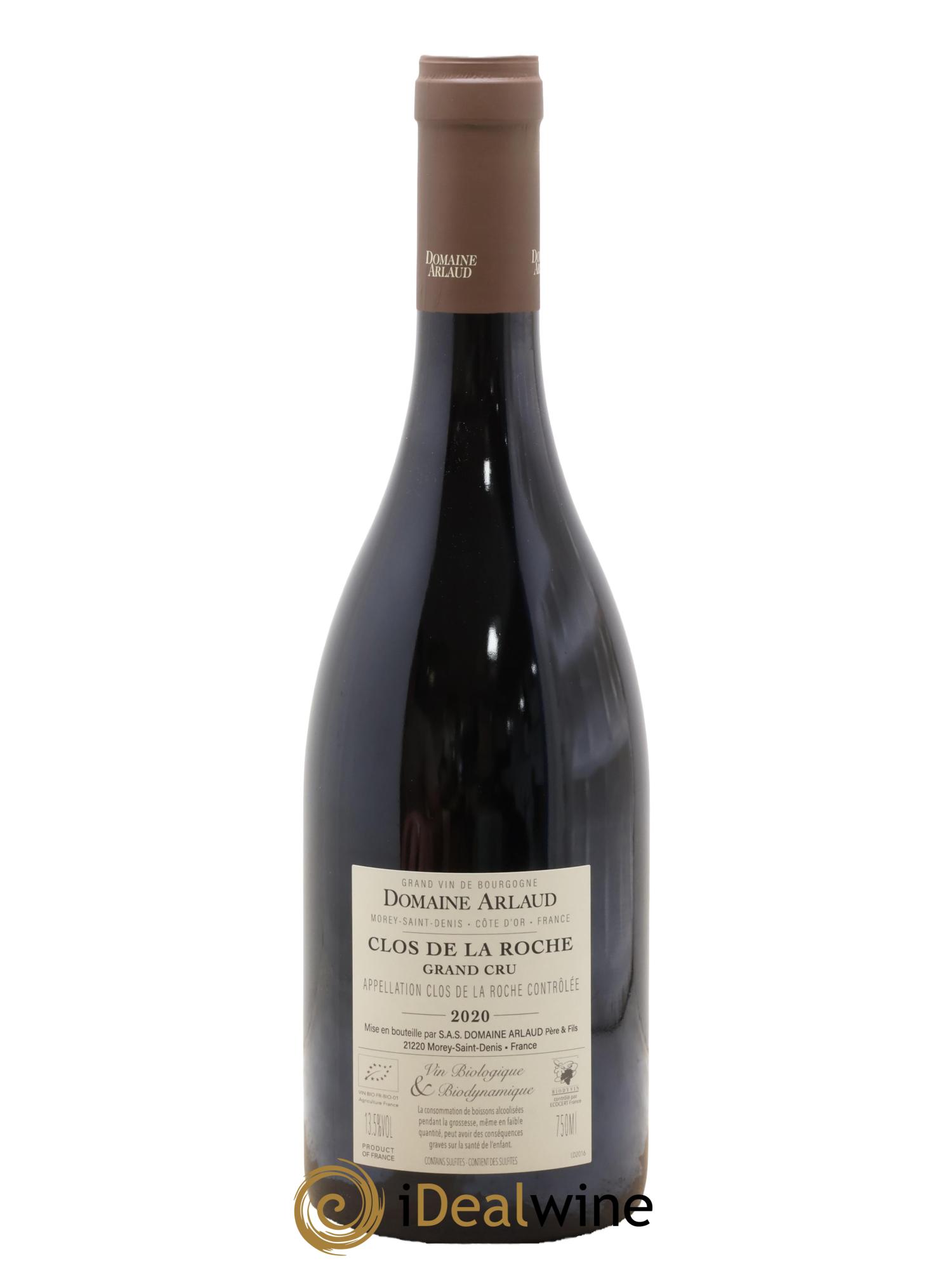 Clos de la Roche Grand Cru Arlaud 2020 - Lot of 1 bottle - 1