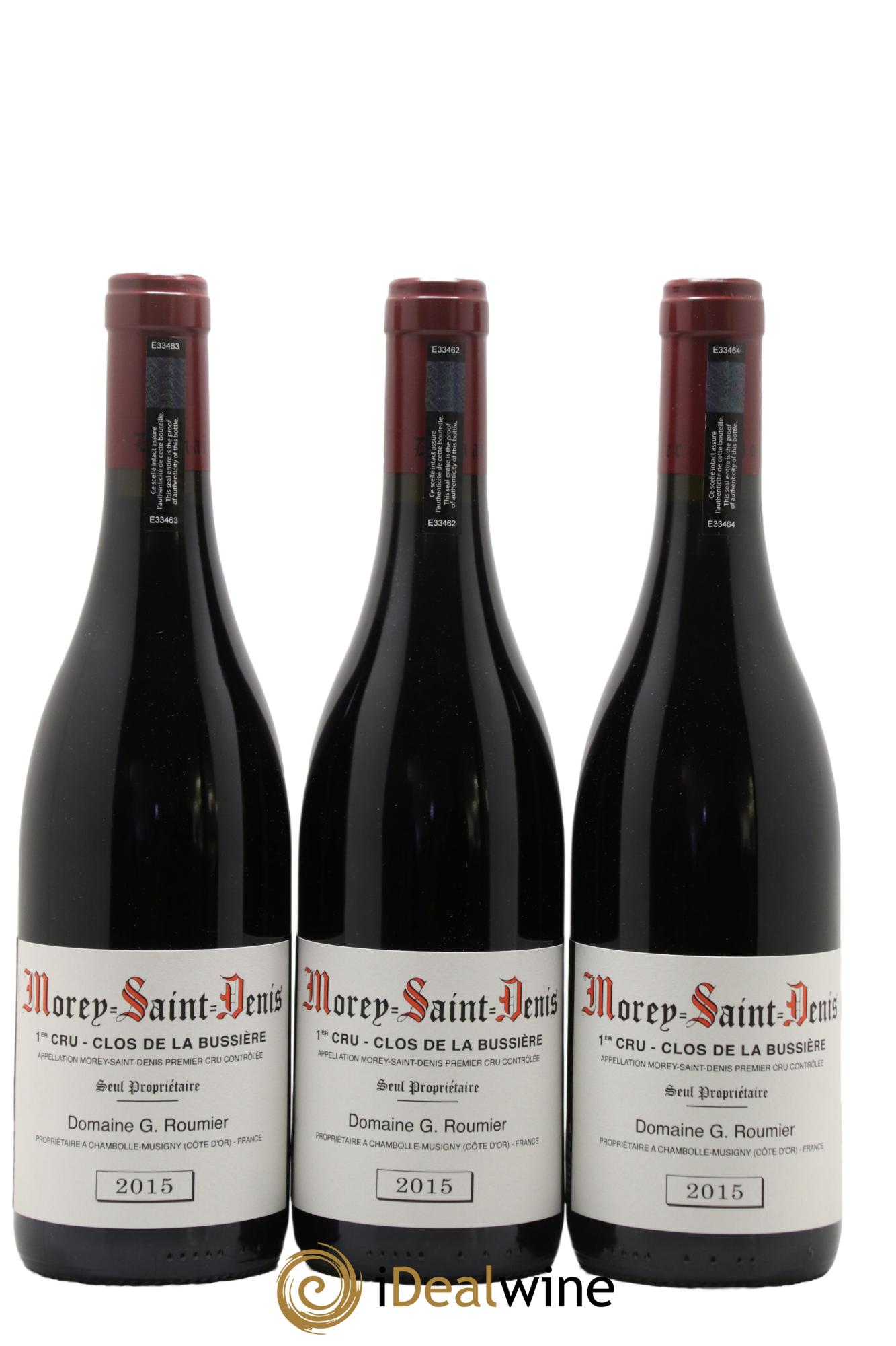 Morey Saint-Denis 1er Cru Clos de la Bussière Georges Roumier (Domaine)  2015 - Lot de 3 bouteilles - 0