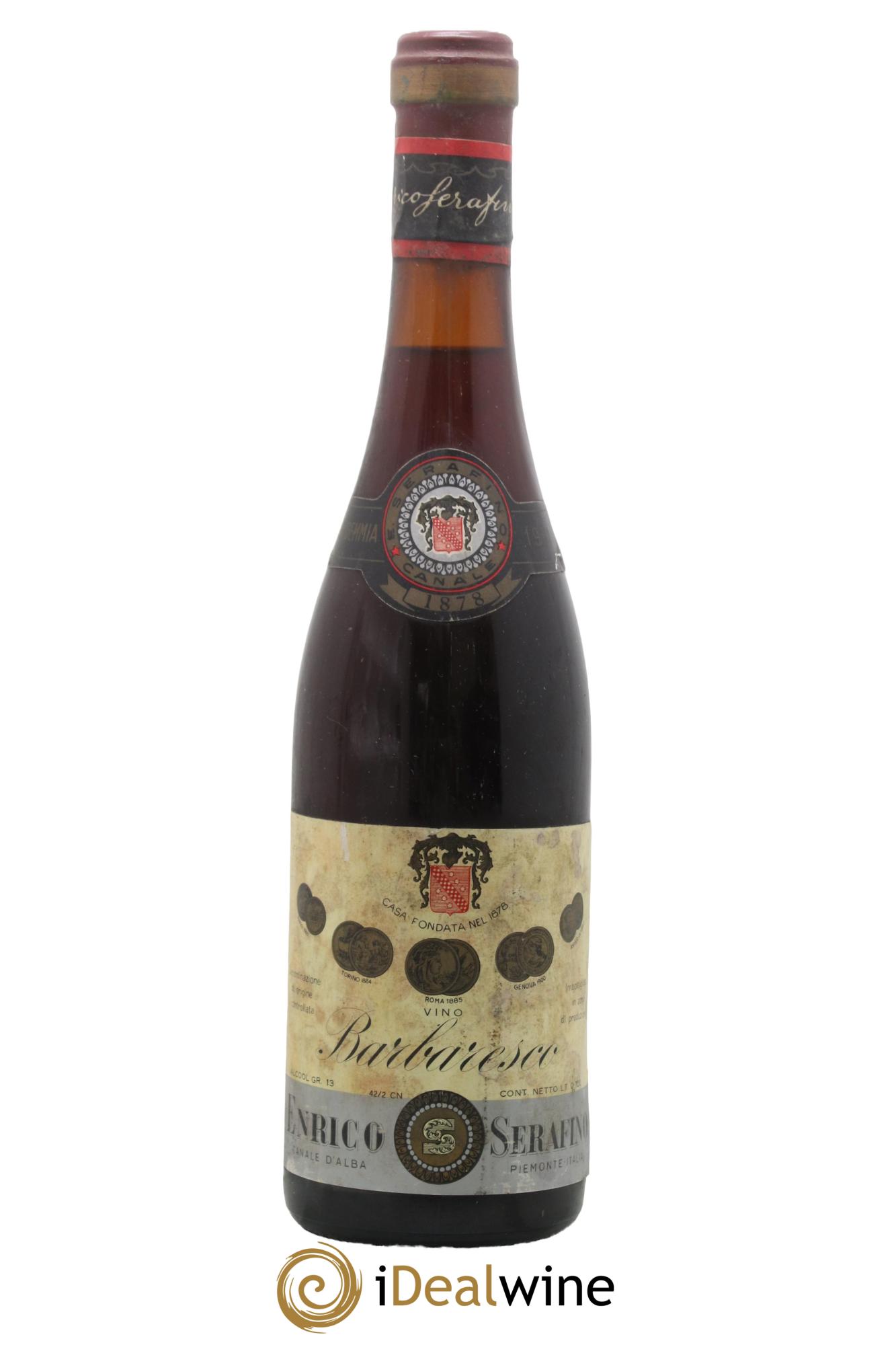 Barbaresco DOCG Enrico Serafino 1961 - Posten von 1 Flasche - 0