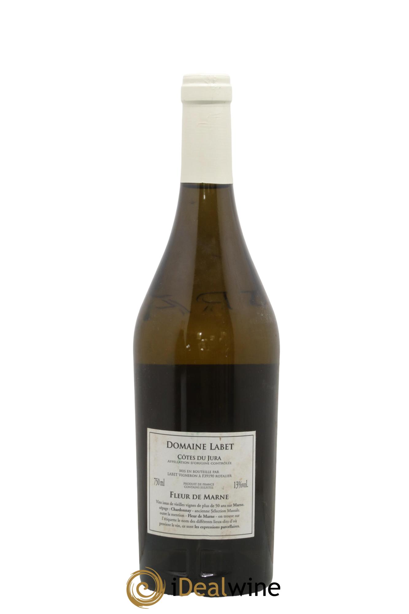 Côtes du Jura Fleur de Marne La Bardette Romain - Julien - Charline Labet 2009 - Lot de 1 bouteille - 1