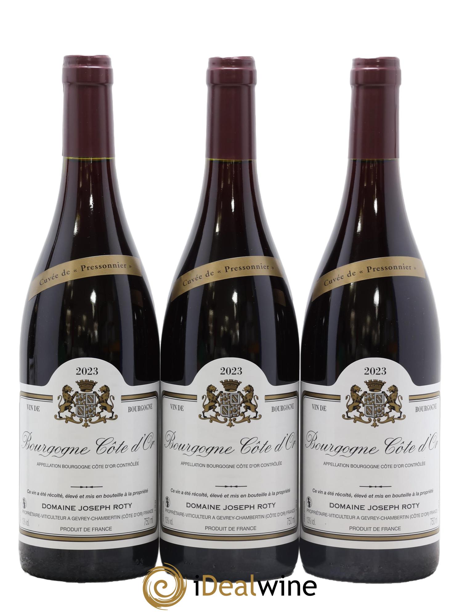 Bourgogne Cuvée de Pressonnier Joseph Roty (Domaine) 2023 - Lotto di 3 bottiglie - 0
