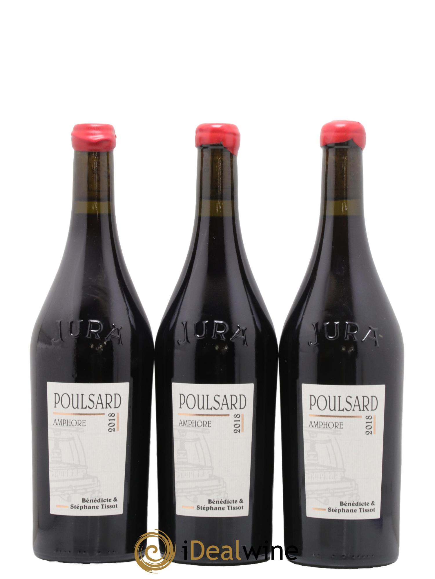 Arbois Poulsard Amphore Bénédicte et Stéphane Tissot 2018 - Lot de 3 bouteilles - 0