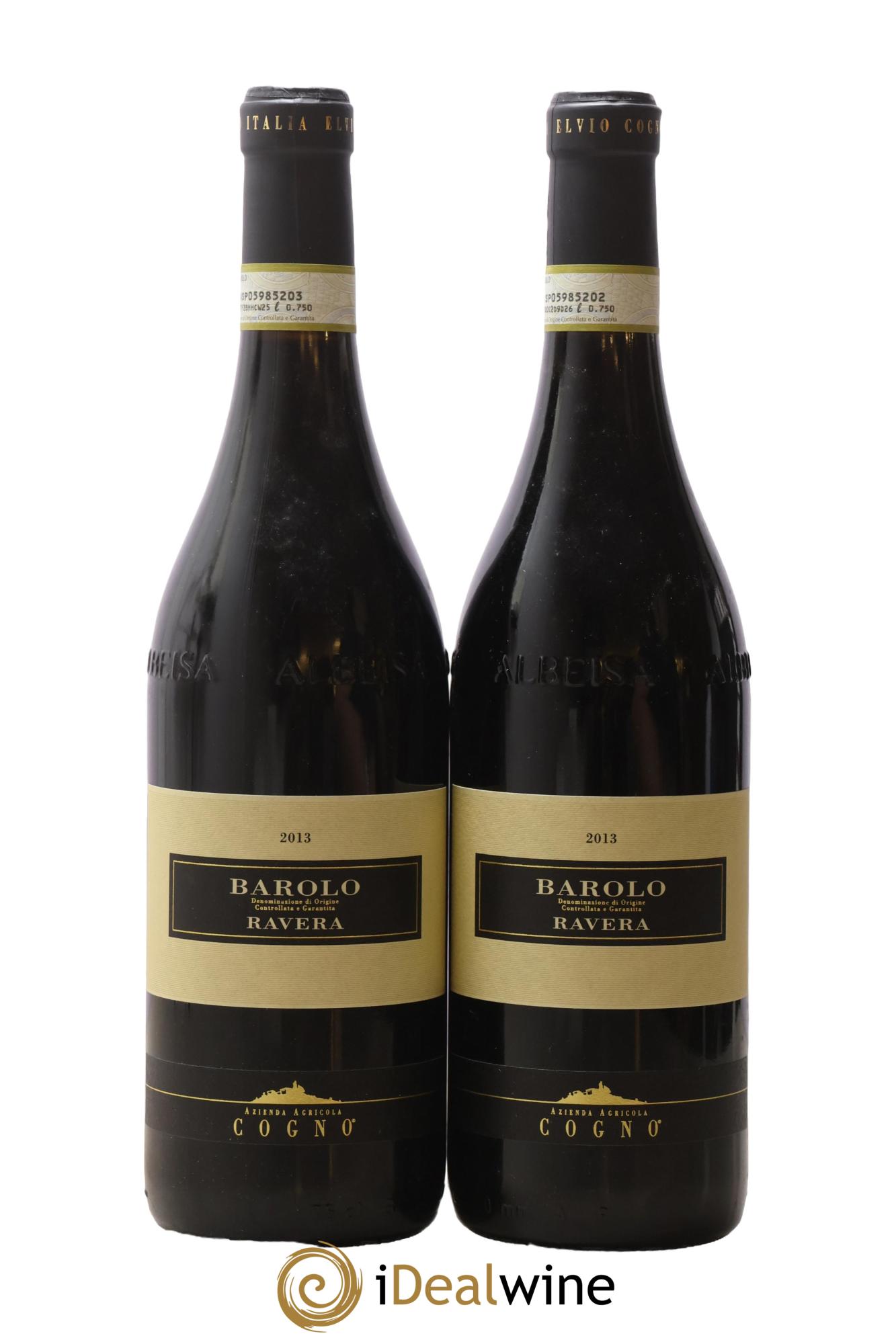 Barolo DOCG Ravera Elvio Cogno 2013 - Lot of 2 bottles - 0