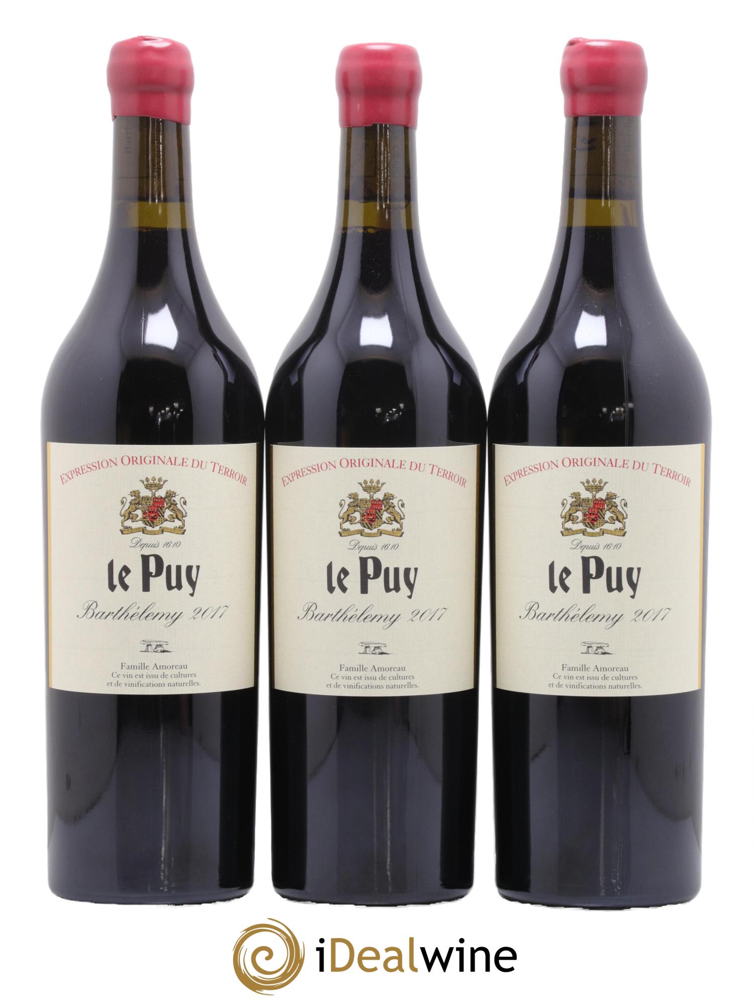 Le Puy - Cuvée Barthélemy 2017 - Lot de 12 bouteilles - 2