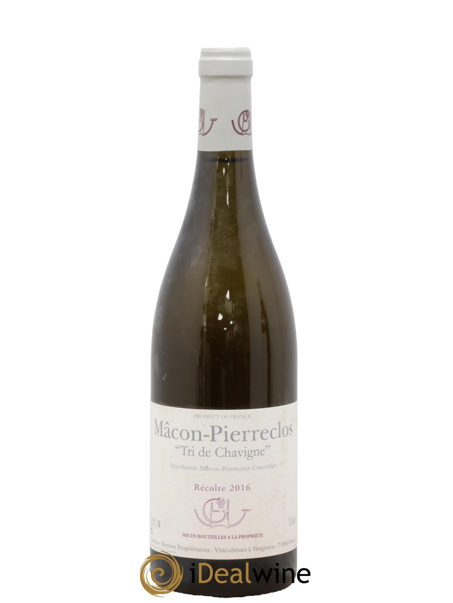 Mâcon-Pierreclos Tri de Chavigne Guffens-Heynen 2016 - Lot de 1 bouteille - 0