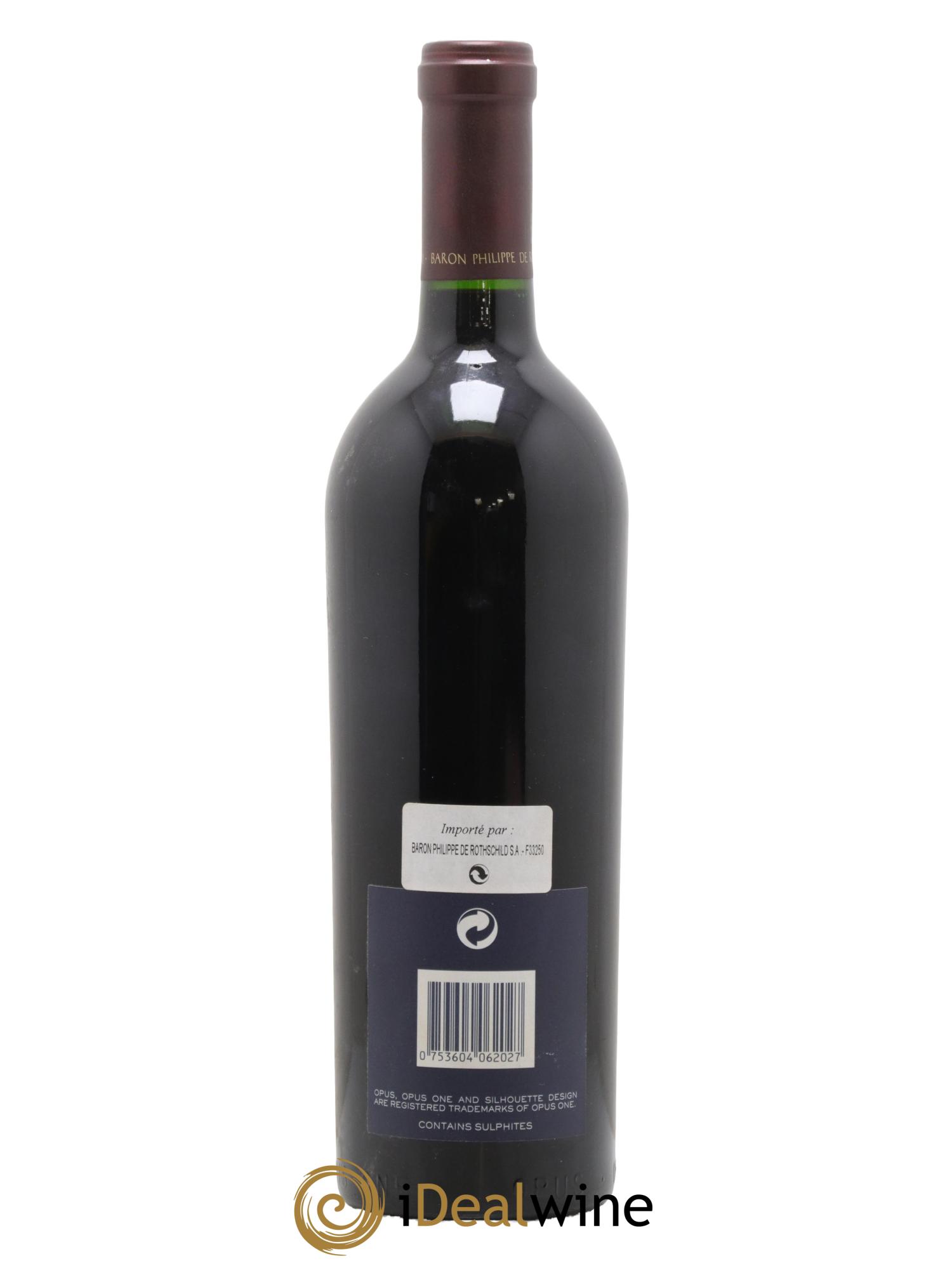 Napa Valley Opus One Robert Mondavi 2002 - Lot of 1 bottle - 1