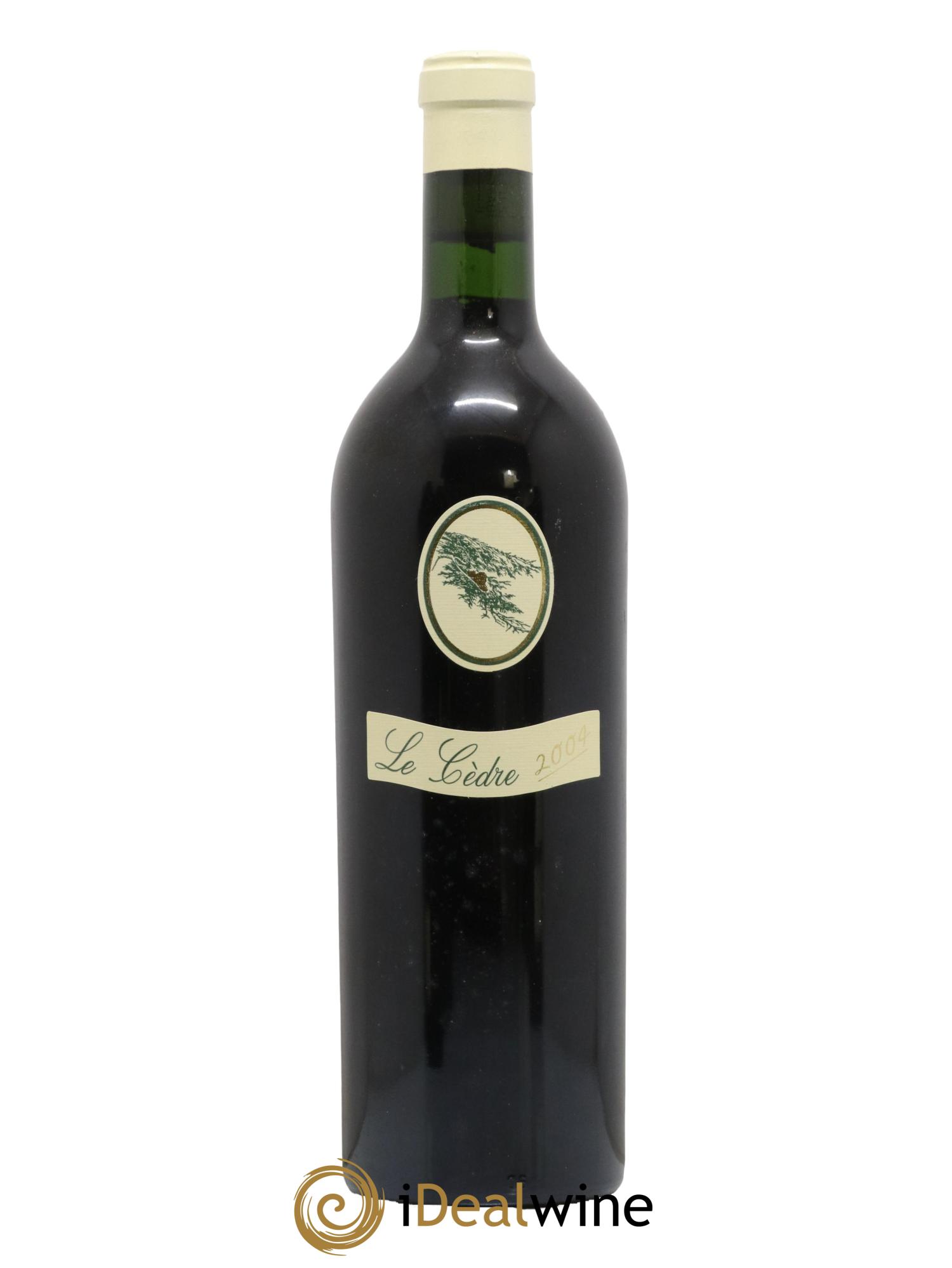 Cahors Château du Cèdre Cuvée Le Cèdre Pascal et Jean-Marc Verhaeghe 2004 - Posten von 1 Flasche - 0