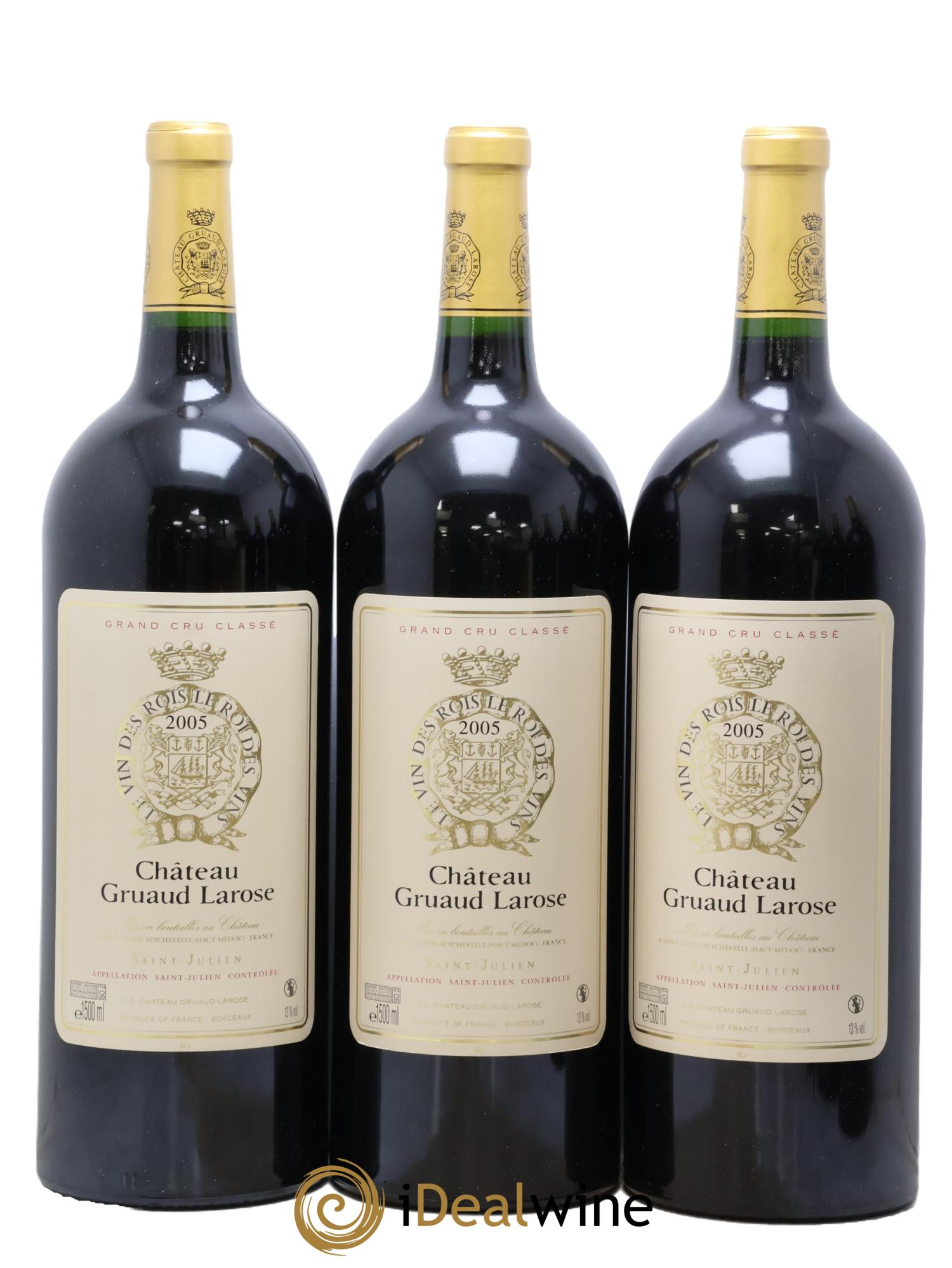Château Gruaud Larose 2ème Grand Cru Classé 2005 - Lot of 6 magnums - 2