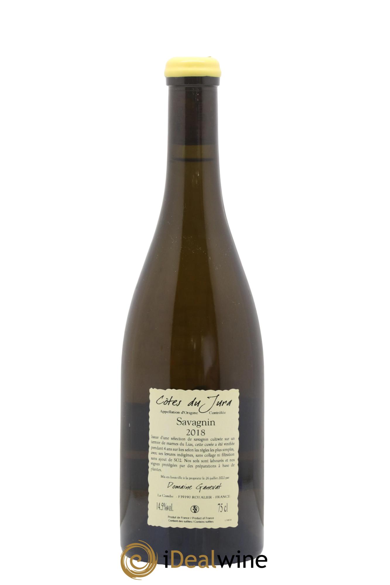 Côtes du Jura Sous la Roche Jean-François Ganevat (Domaine) 2018 - Lot de 1 bouteille - 1