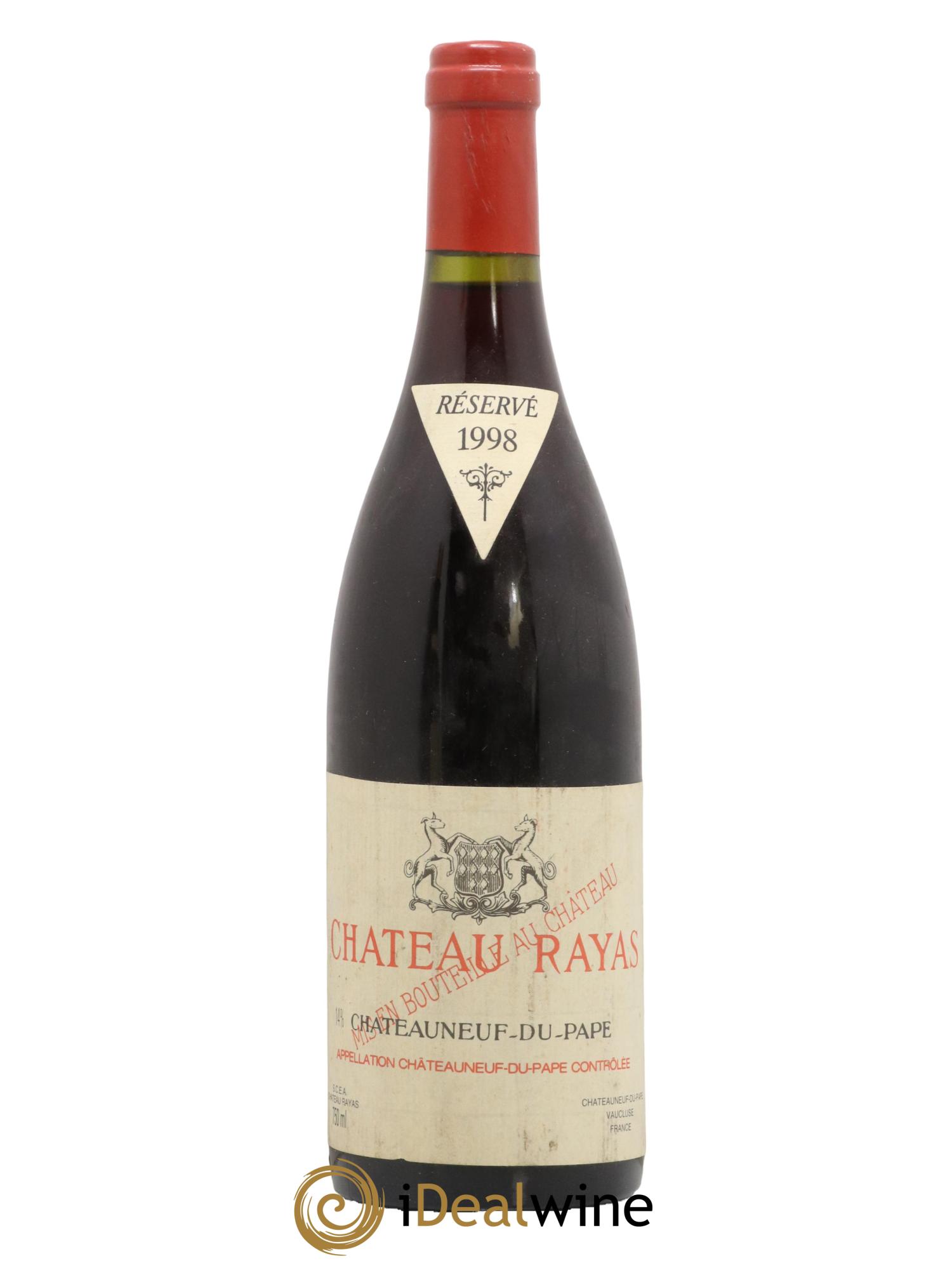 Châteauneuf-du-Pape Château Rayas Emmanuel Reynaud 1998 - Lot de 1 bouteille - 0