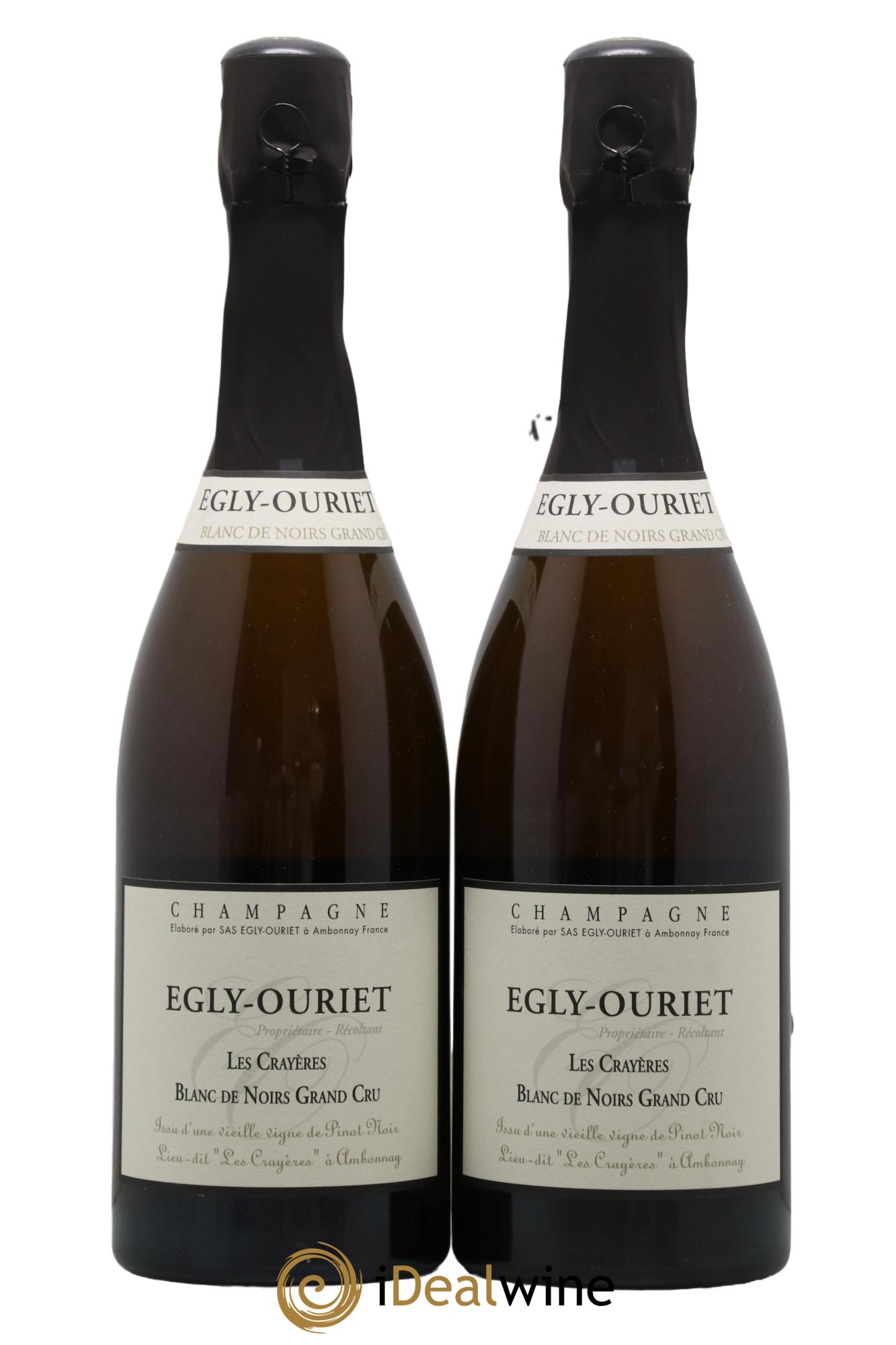 Blanc de Noirs Les Crayères Vieilles vignes Egly-Ouriet - Lot de 2 bouteilles - 0