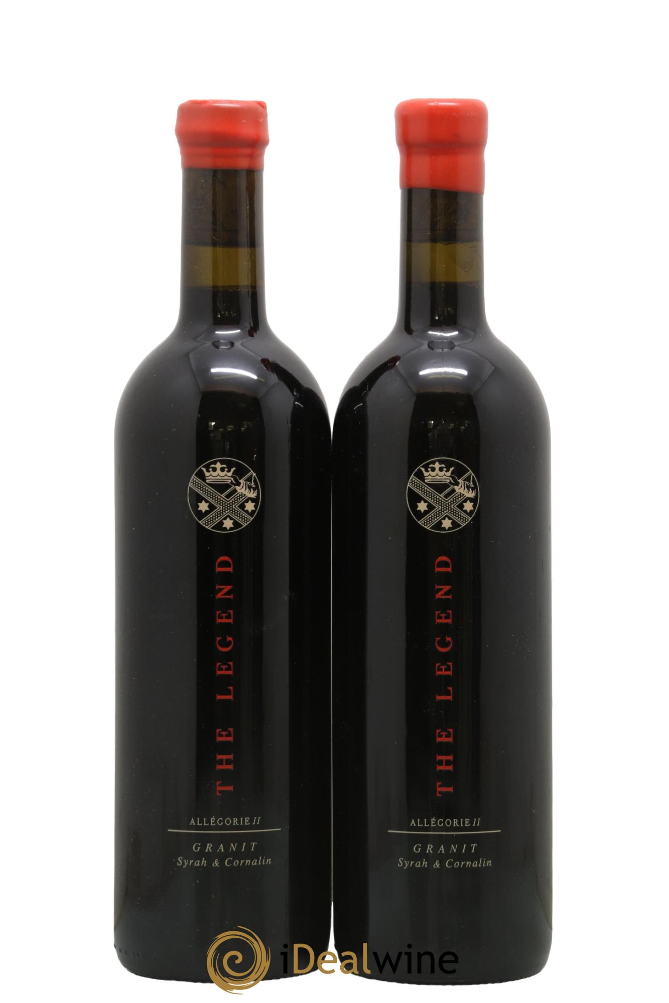 Valais Syrah Cornalin Granit Allégorie II Schurch The Legend 2022 - Lot de 2 bouteilles - 0