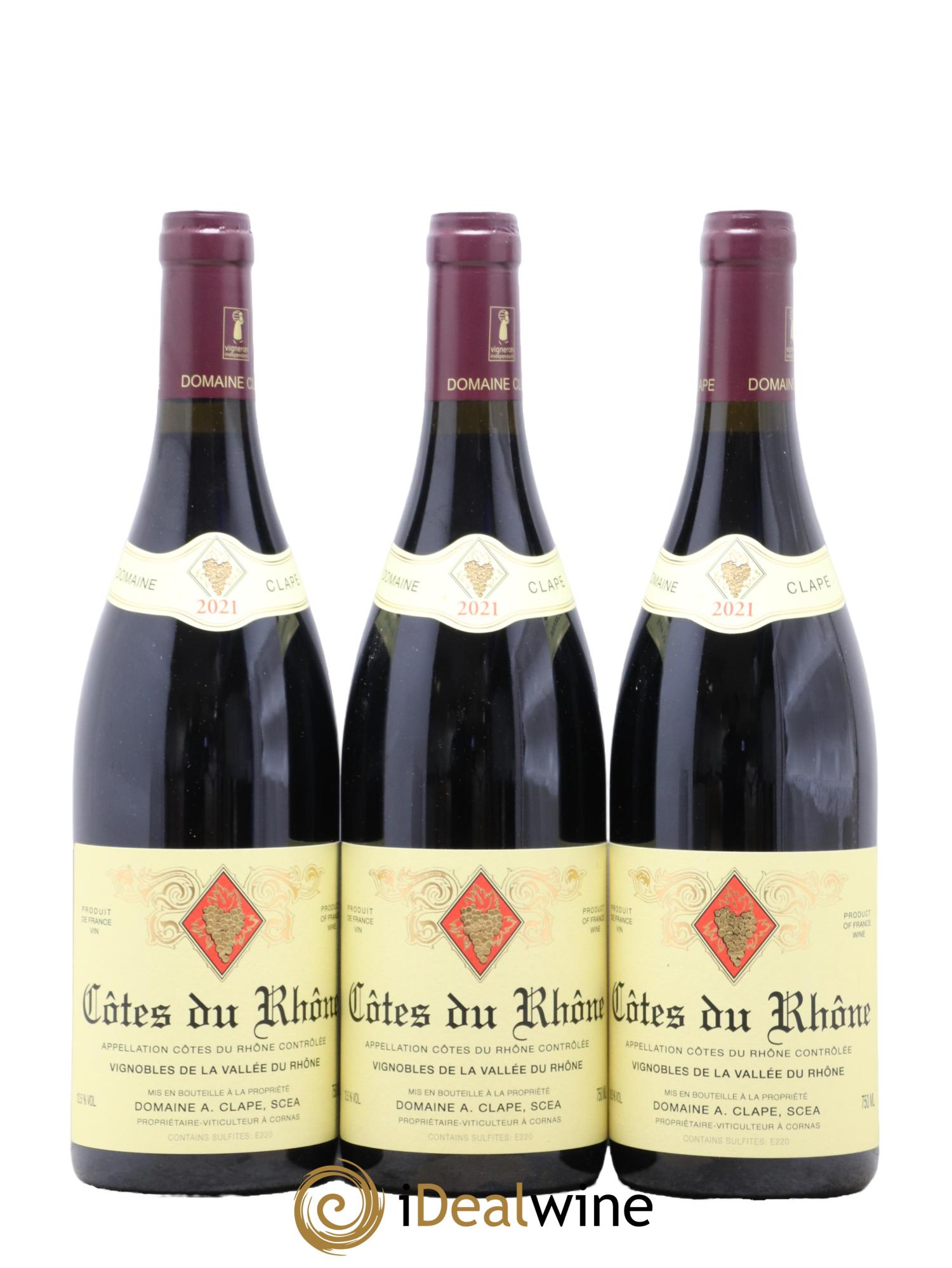 Côtes-du-Rhône Auguste Clape 2021 - Lotto di 3 bottiglie - 0